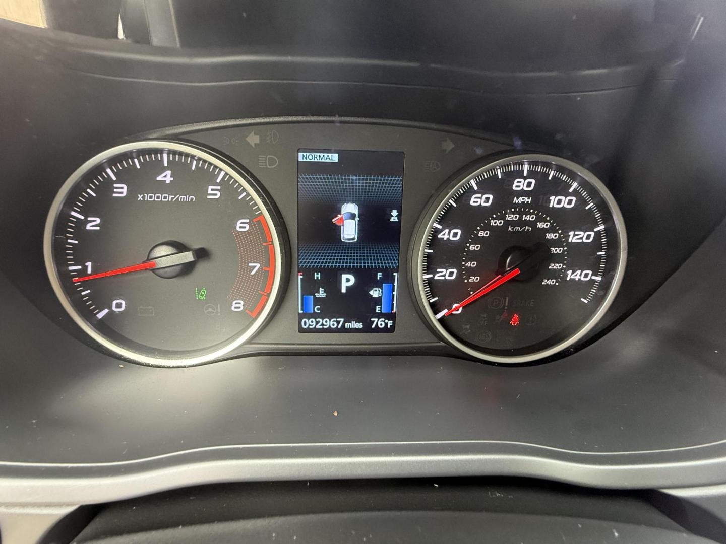 2022 White Diamond /Black Mitsubishi Eclipse Cross 76124 (JA4ATVAA2NZ) with an 1.5L L4 DOHC 16V engine, Continuously Variable Transmission transmission, located at 2401 E Main St., Grand Prairie, TX, 75050, (972) 262-4440, 32.748981, -96.969643 - Photo#6