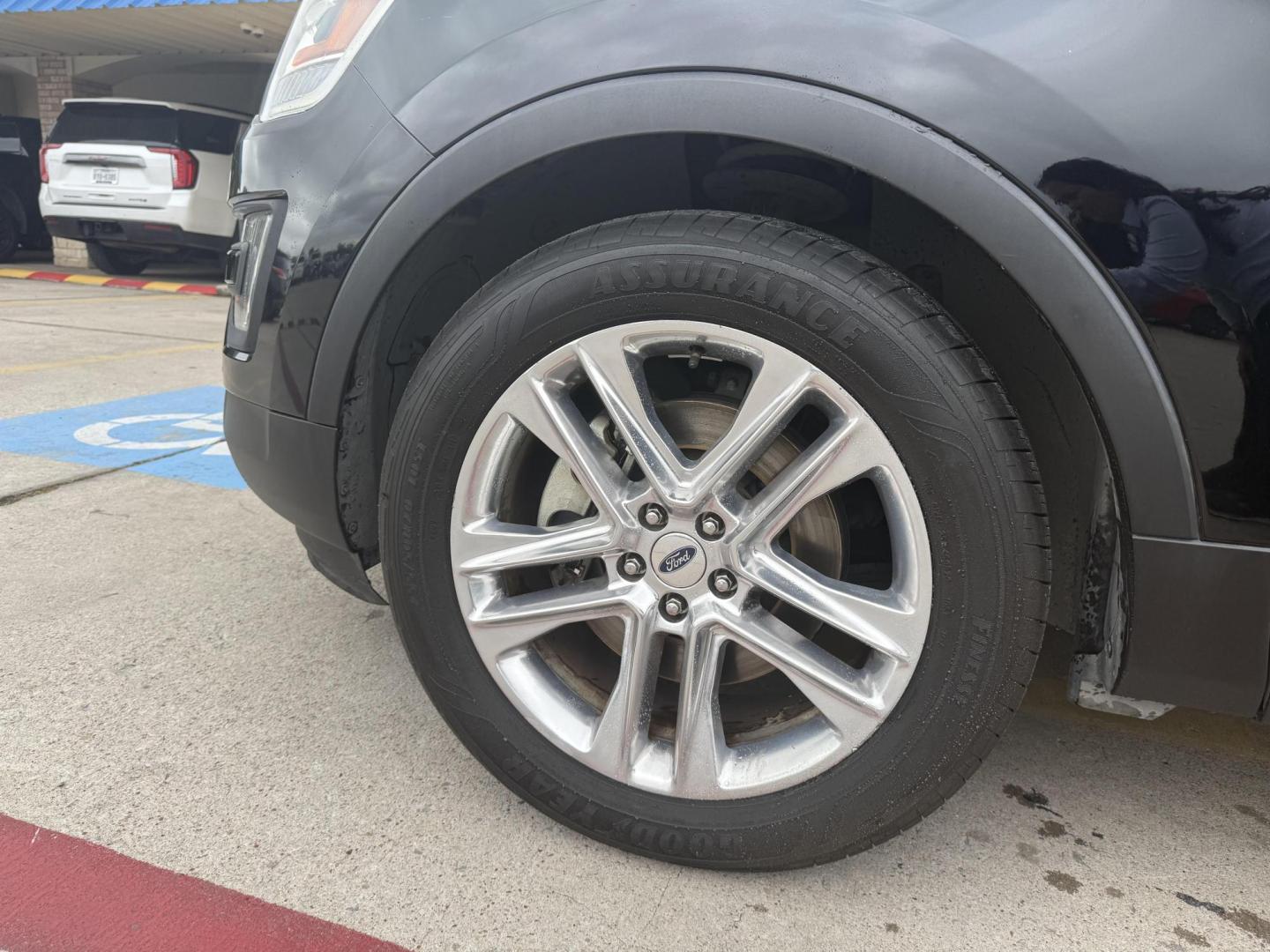2016 Absolute Black /Ebony Black, premium leather Medium Light Camel, p Ford Explorer 51917 (1FM5K7F87GG) with an 3.5L V6 DOHC 24V engine, 6-Speed Automatic transmission, located at 2401 E Main St., Grand Prairie, TX, 75050, (972) 262-4440, 32.748981, -96.969643 - Photo#27