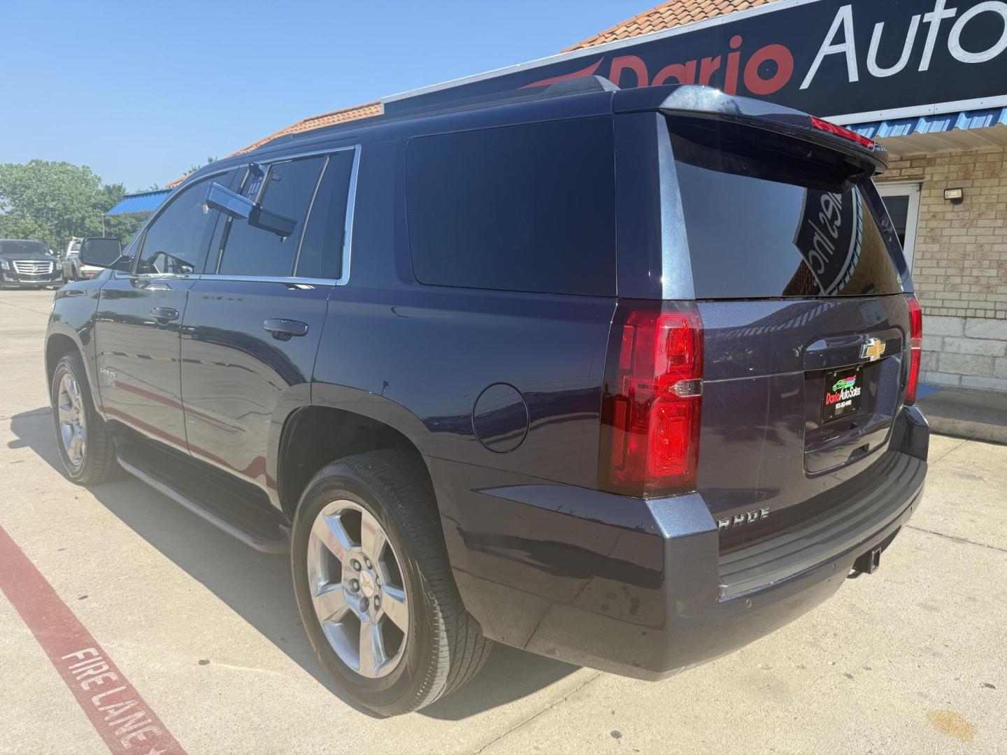 2018 Blue Velvet Metallic /Cocoa/Dune, cloth Jet Black, cloth Chevrolet Tahoe 60175 (1GNSCAKC5JR) with an 5.3L V8 OHV 16V engine, 6-Speed Automatic transmission, located at 2401 E Main St., Grand Prairie, TX, 75050, (972) 262-4440, 32.748981, -96.969643 - Photo#17