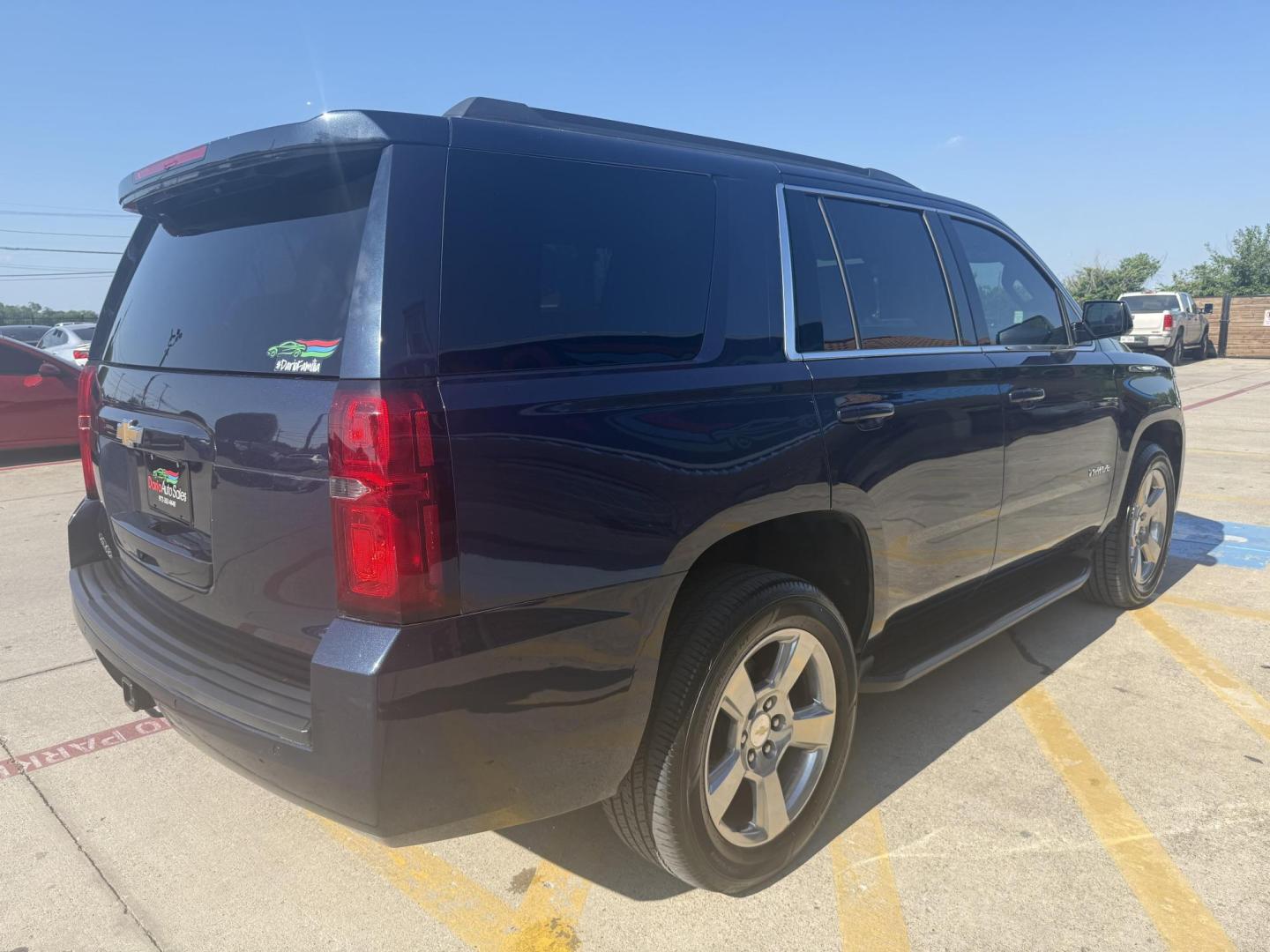 2018 Blue Velvet Metallic /Cocoa/Dune, cloth Jet Black, cloth Chevrolet Tahoe 60175 (1GNSCAKC5JR) with an 5.3L V8 OHV 16V engine, 6-Speed Automatic transmission, located at 2401 E Main St., Grand Prairie, TX, 75050, (972) 262-4440, 32.748981, -96.969643 - Photo#27