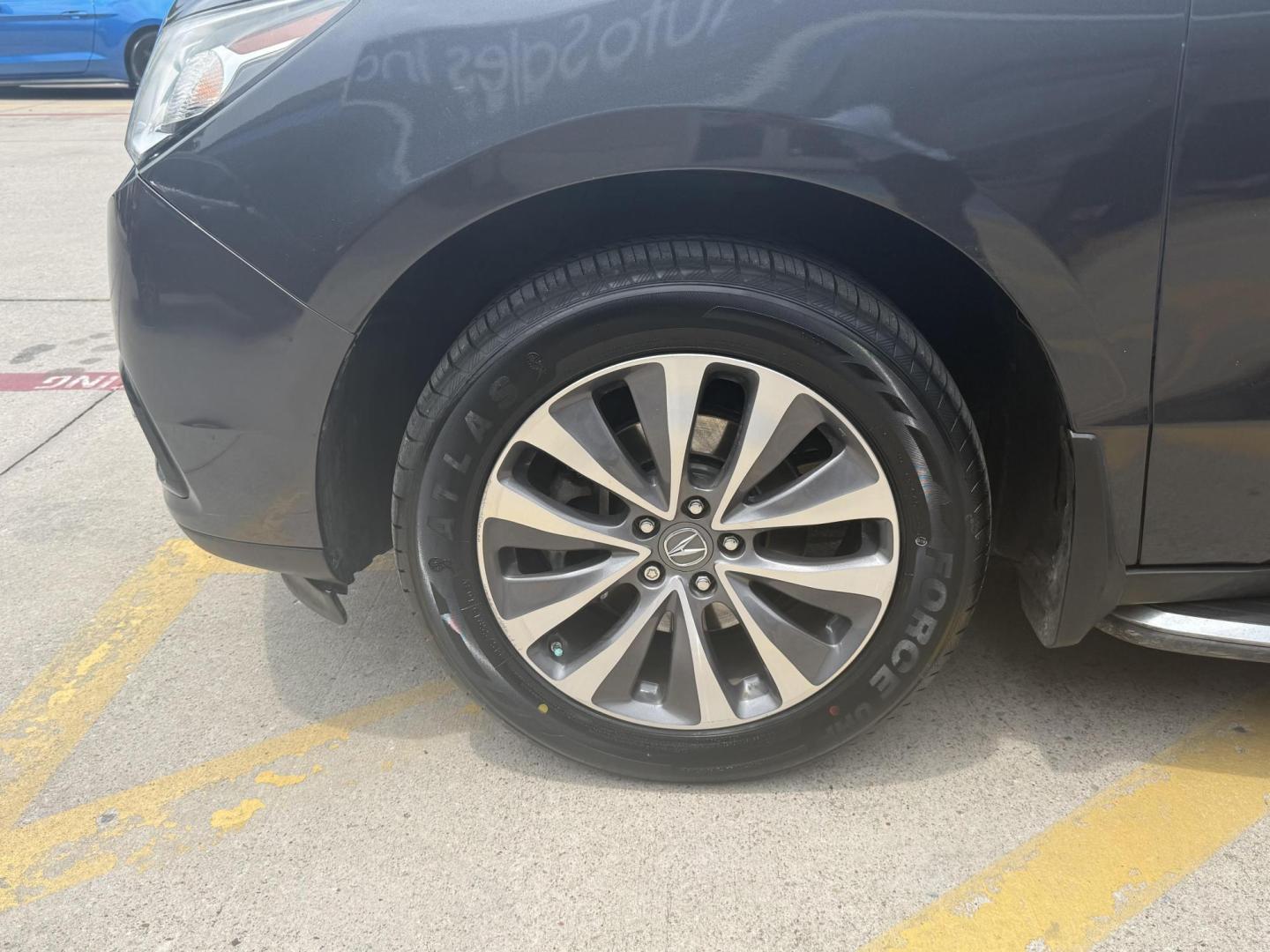 2015 Dark Cherry Pearl /Ebony Graystone Parchment Acura MDX 49611 (5FRYD3H48FB) with an 3.5L V6 SOHC 24V engine, 6-Speed Automatic transmission, located at 2401 E Main St., Grand Prairie, TX, 75050, (972) 262-4440, 32.748981, -96.969643 - Photo#3