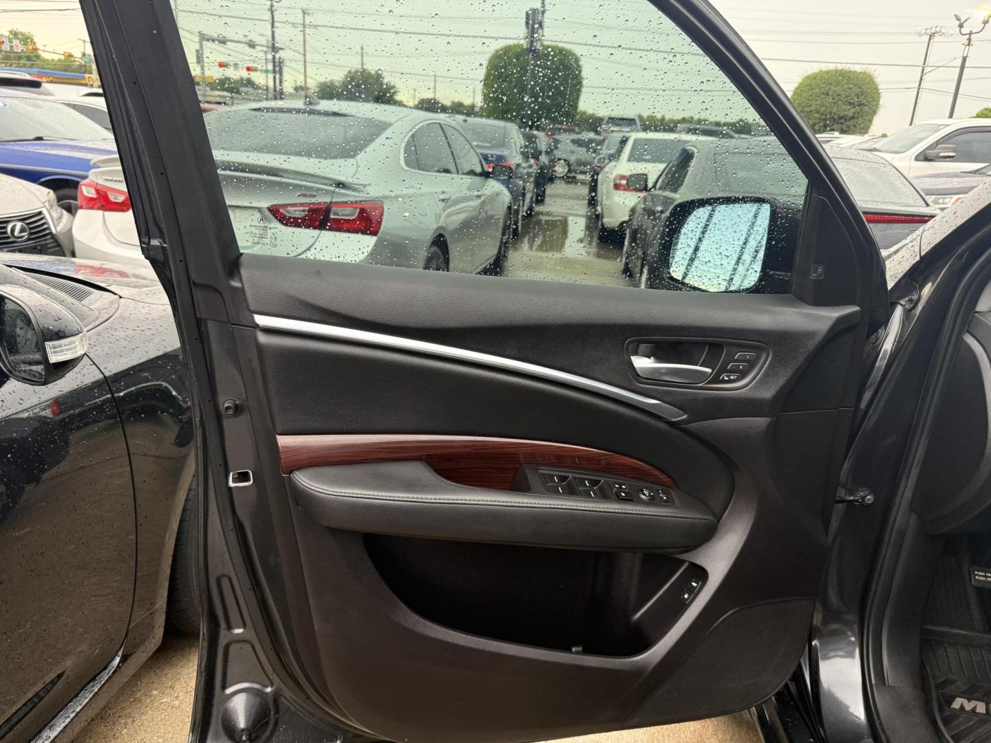 2015 Dark Cherry Pearl /Ebony Graystone Parchment Acura MDX 49611 (5FRYD3H48FB) with an 3.5L V6 SOHC 24V engine, 6-Speed Automatic transmission, located at 2401 E Main St., Grand Prairie, TX, 75050, (972) 262-4440, 32.748981, -96.969643 - Photo#6