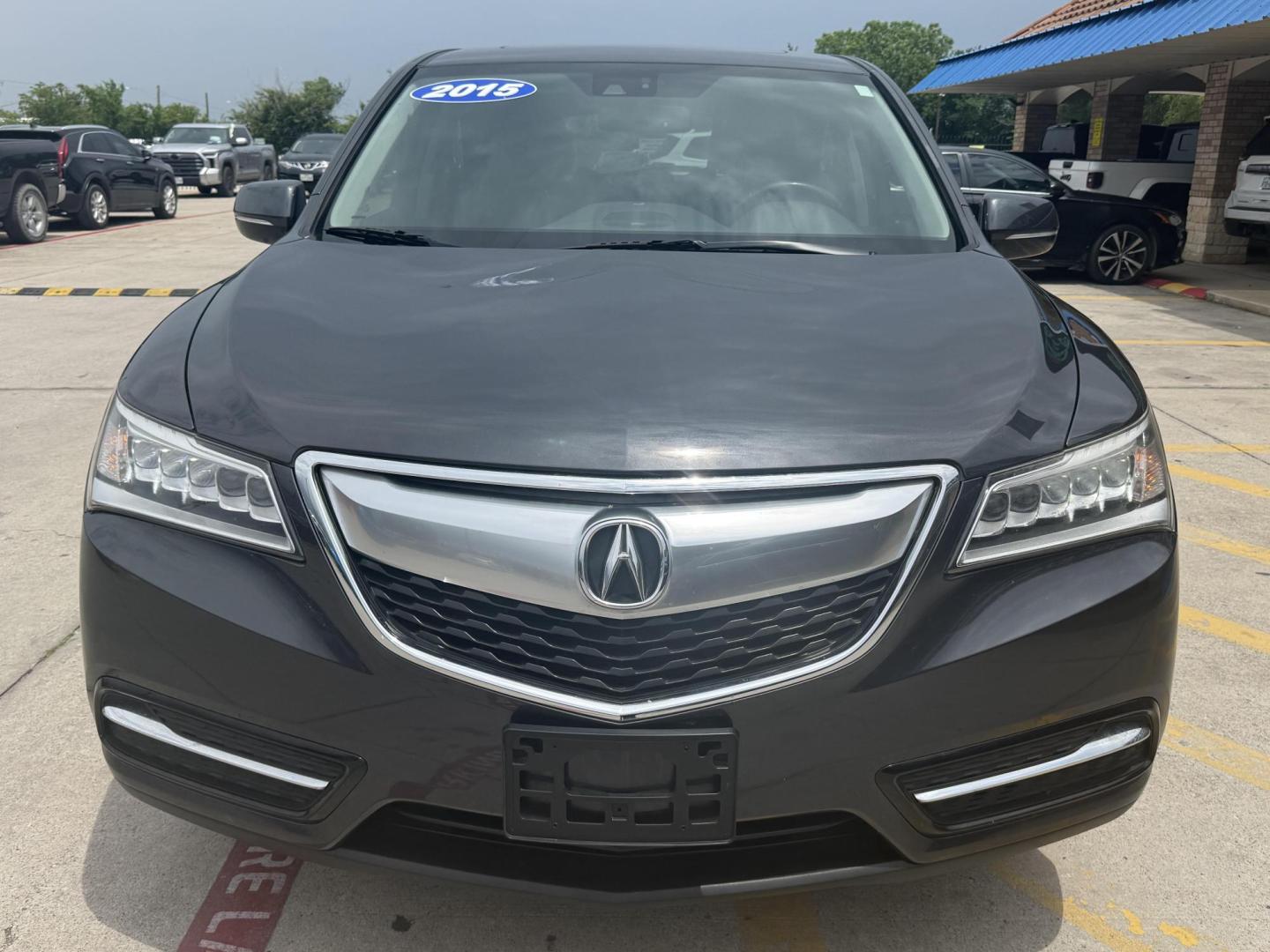 2015 Dark Cherry Pearl /Ebony Graystone Parchment Acura MDX 49611 (5FRYD3H48FB) with an 3.5L V6 SOHC 24V engine, 6-Speed Automatic transmission, located at 2401 E Main St., Grand Prairie, TX, 75050, (972) 262-4440, 32.748981, -96.969643 - Photo#9