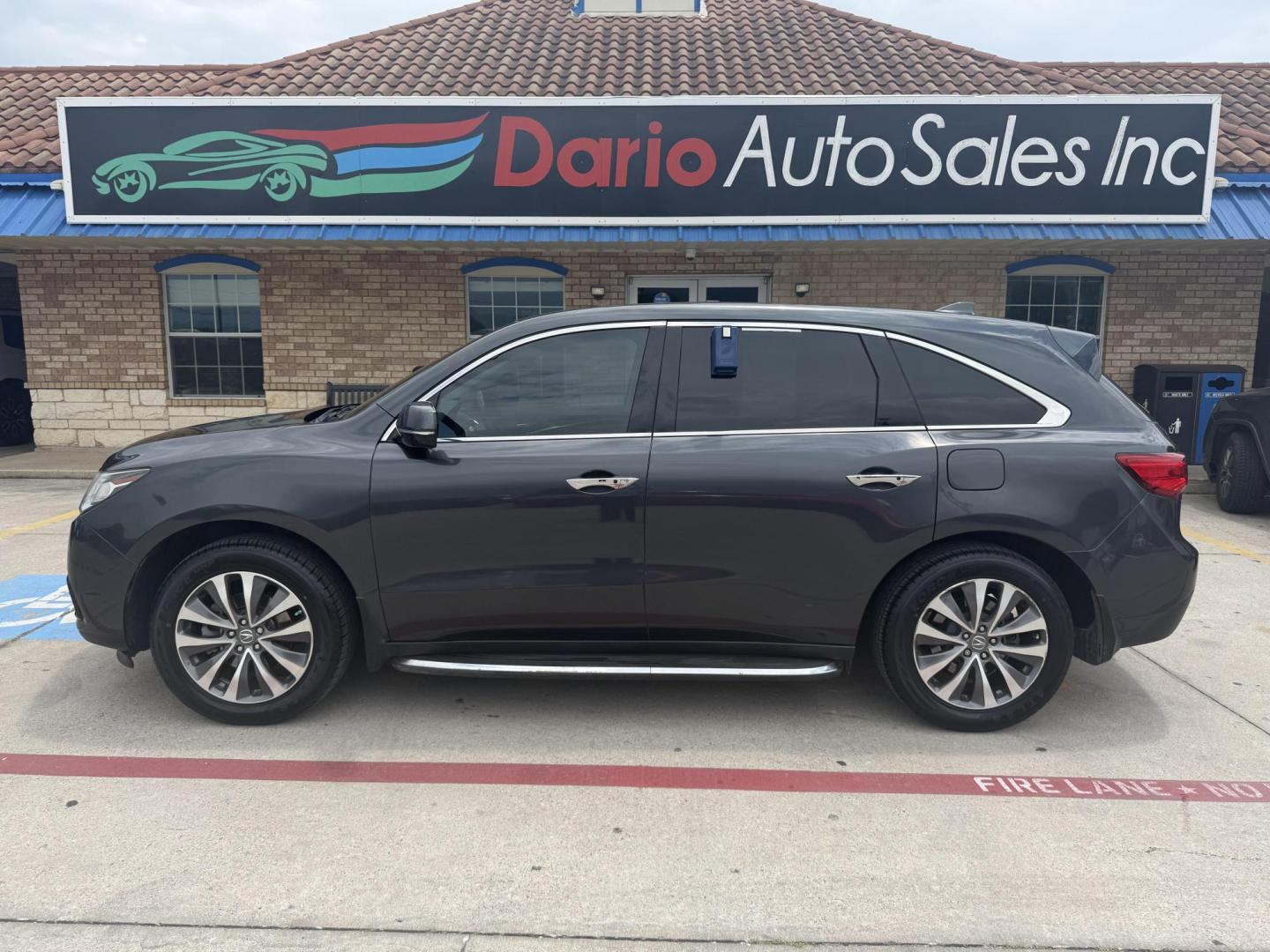 2015 Dark Cherry Pearl /Ebony Graystone Parchment Acura MDX 49611 (5FRYD3H48FB) with an 3.5L V6 SOHC 24V engine, 6-Speed Automatic transmission, located at 2401 E Main St., Grand Prairie, TX, 75050, (972) 262-4440, 32.748981, -96.969643 - Photo#19