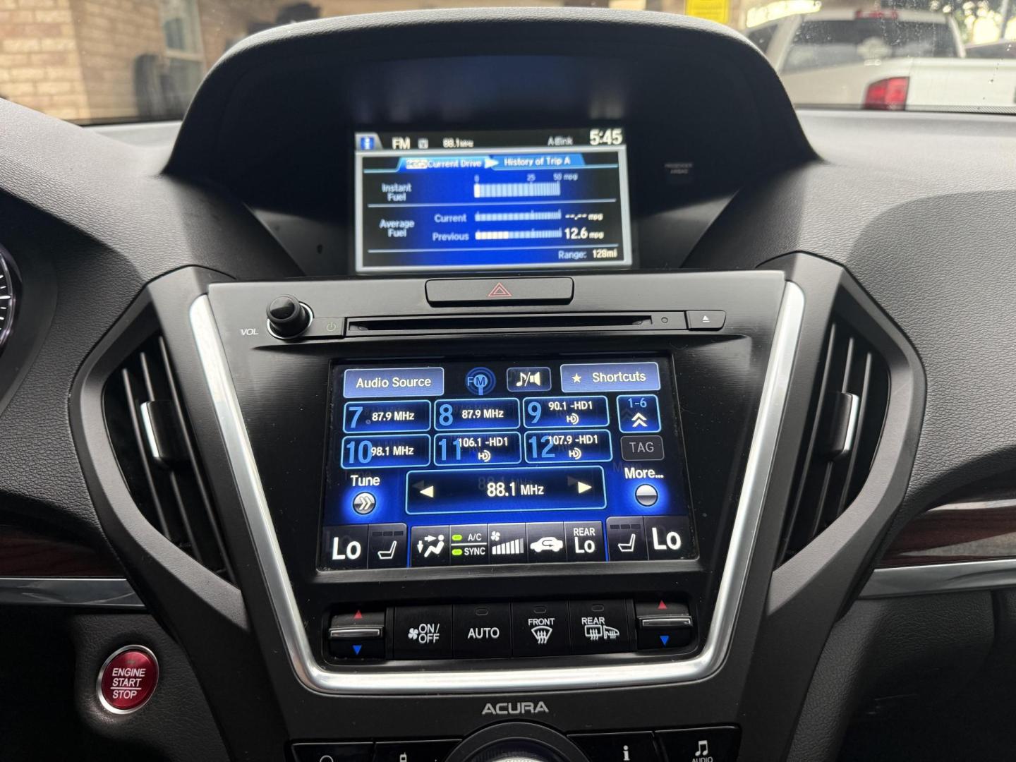 2015 Dark Cherry Pearl /Ebony Graystone Parchment Acura MDX 49611 (5FRYD3H48FB) with an 3.5L V6 SOHC 24V engine, 6-Speed Automatic transmission, located at 2401 E Main St., Grand Prairie, TX, 75050, (972) 262-4440, 32.748981, -96.969643 - Photo#28