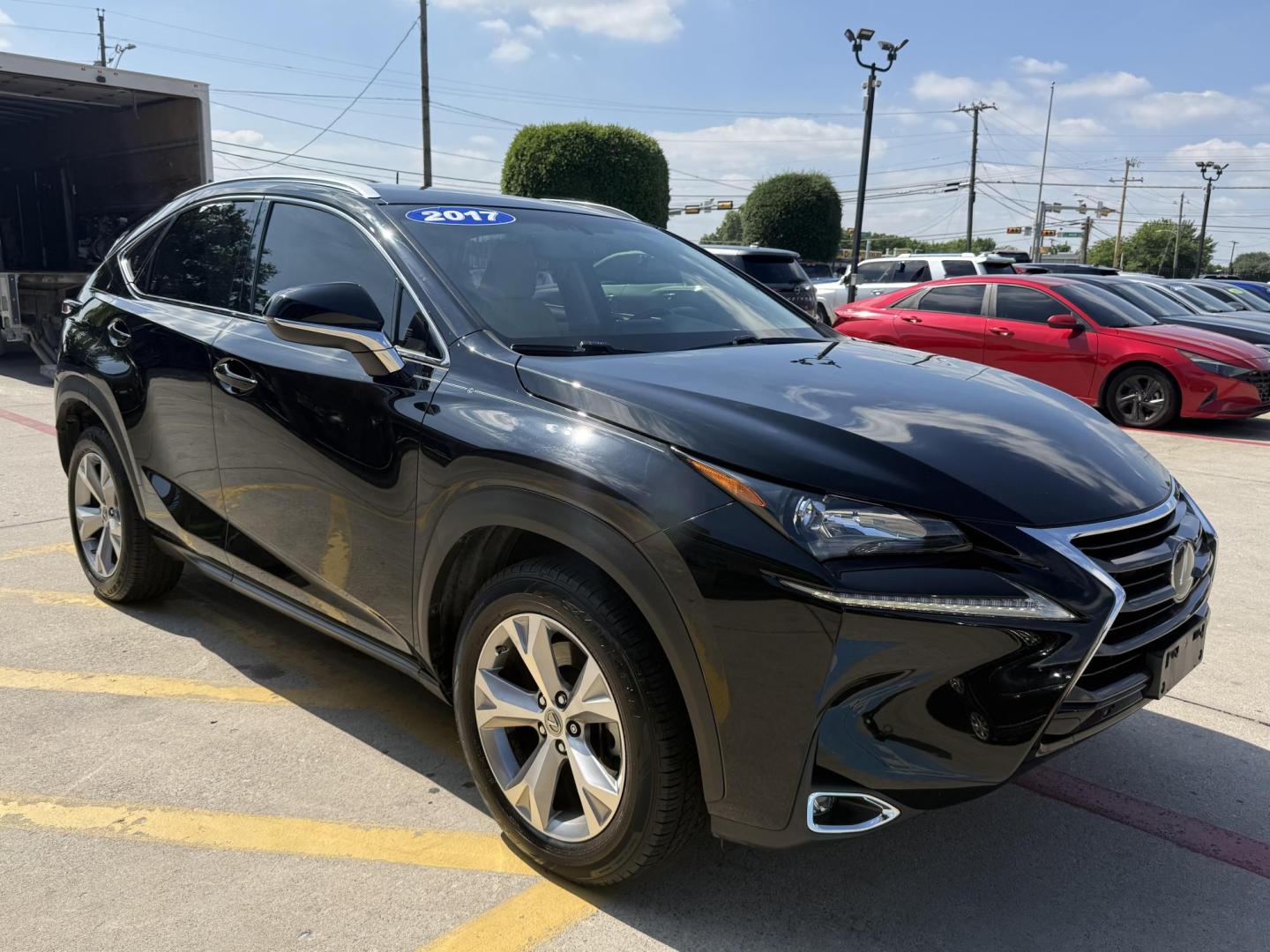 2017 Obsidian /Black, leather Black, leatherette Creme, leather C Lexus NX 200t 56387 (JTJYARBZ7H2) with an 2.0L L4 DOHC 16V engine, 6-Speed Automatic transmission, located at 2401 E Main St., Grand Prairie, TX, 75050, (972) 262-4440, 32.748981, -96.969643 - Photo#3