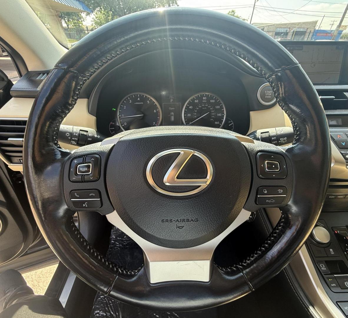 2017 Obsidian /Black, leather Black, leatherette Creme, leather C Lexus NX 200t 56387 (JTJYARBZ7H2) with an 2.0L L4 DOHC 16V engine, 6-Speed Automatic transmission, located at 2401 E Main St., Grand Prairie, TX, 75050, (972) 262-4440, 32.748981, -96.969643 - Photo#7