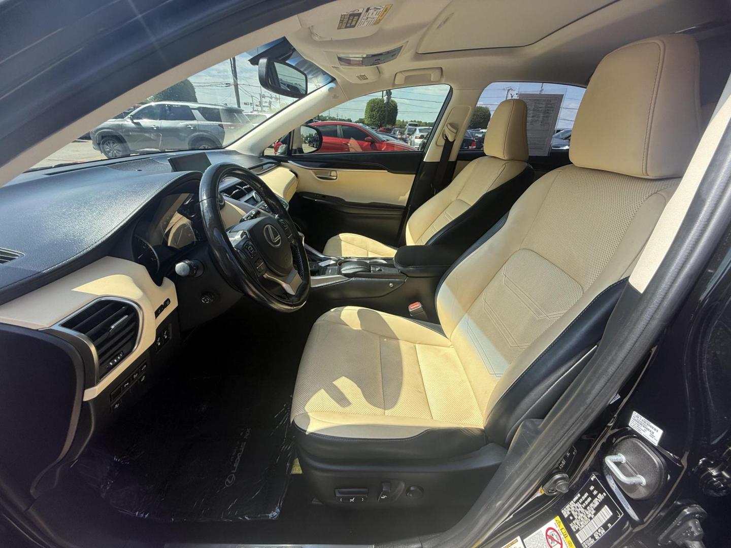 2017 Obsidian /Black, leather Black, leatherette Creme, leather C Lexus NX 200t 56387 (JTJYARBZ7H2) with an 2.0L L4 DOHC 16V engine, 6-Speed Automatic transmission, located at 2401 E Main St., Grand Prairie, TX, 75050, (972) 262-4440, 32.748981, -96.969643 - Photo#28