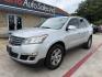 2017 Silver Ice Metallic /Dark Titanium / Light Titanium, leather Dark Titan Chevrolet Traverse 54947 (1GNKRHKDXHJ) with an 3.6L V6 DOHC 24V engine, 6-Speed Automatic transmission, located at 2401 E Main St., Grand Prairie, TX, 75050, (972) 262-4440, 32.748981, -96.969643 - Photo#27