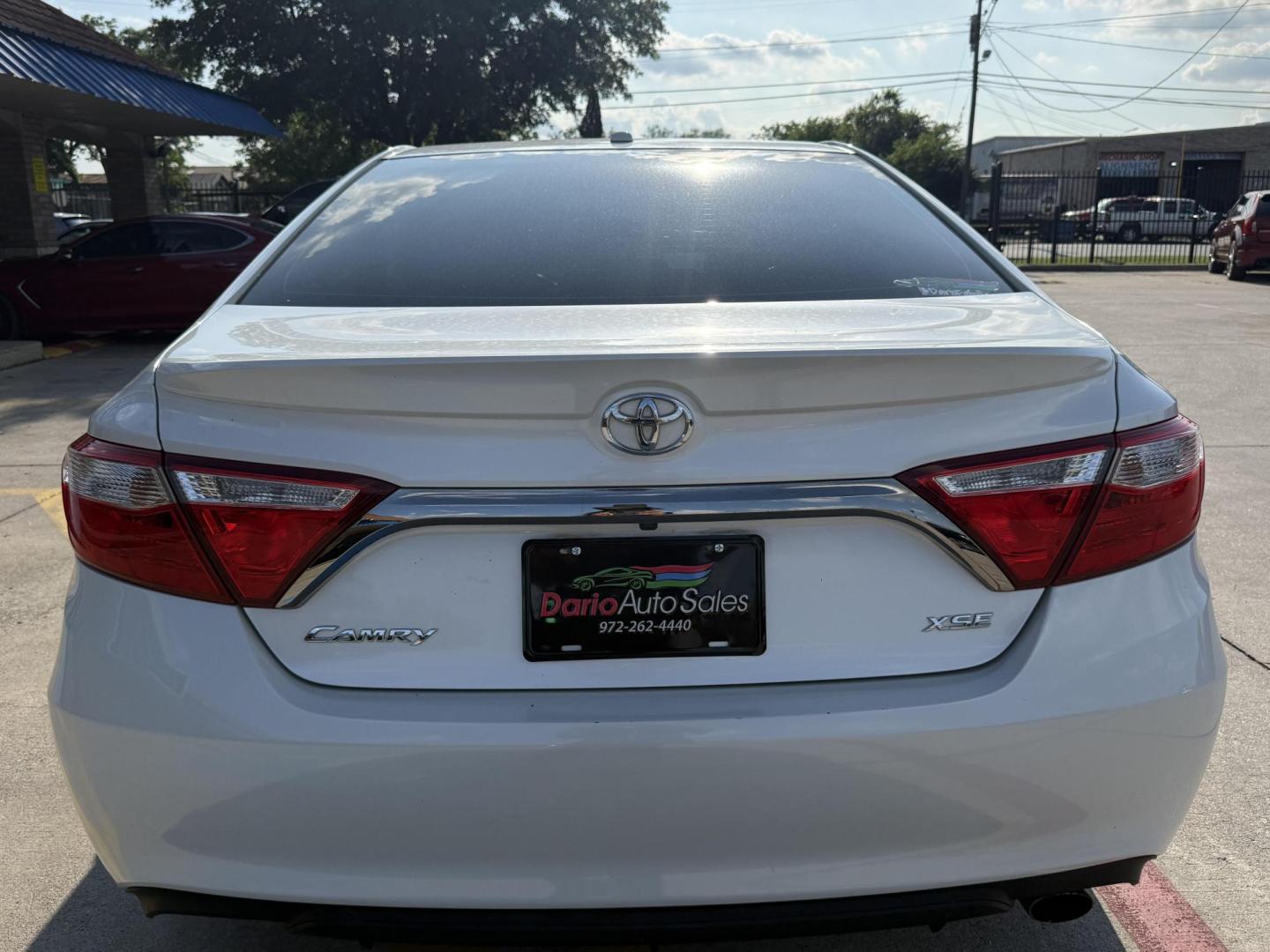 2017 Super White /Black and Ash, leather/suede Black, leather/suede Toyota Camry 55375 (4T1BF1FK8HU) with an 2.5L L4 DOHC 16V engine, 6-Speed Automatic transmission, located at 2401 E Main St., Grand Prairie, TX, 75050, (972) 262-4440, 32.748981, -96.969643 - Photo#16