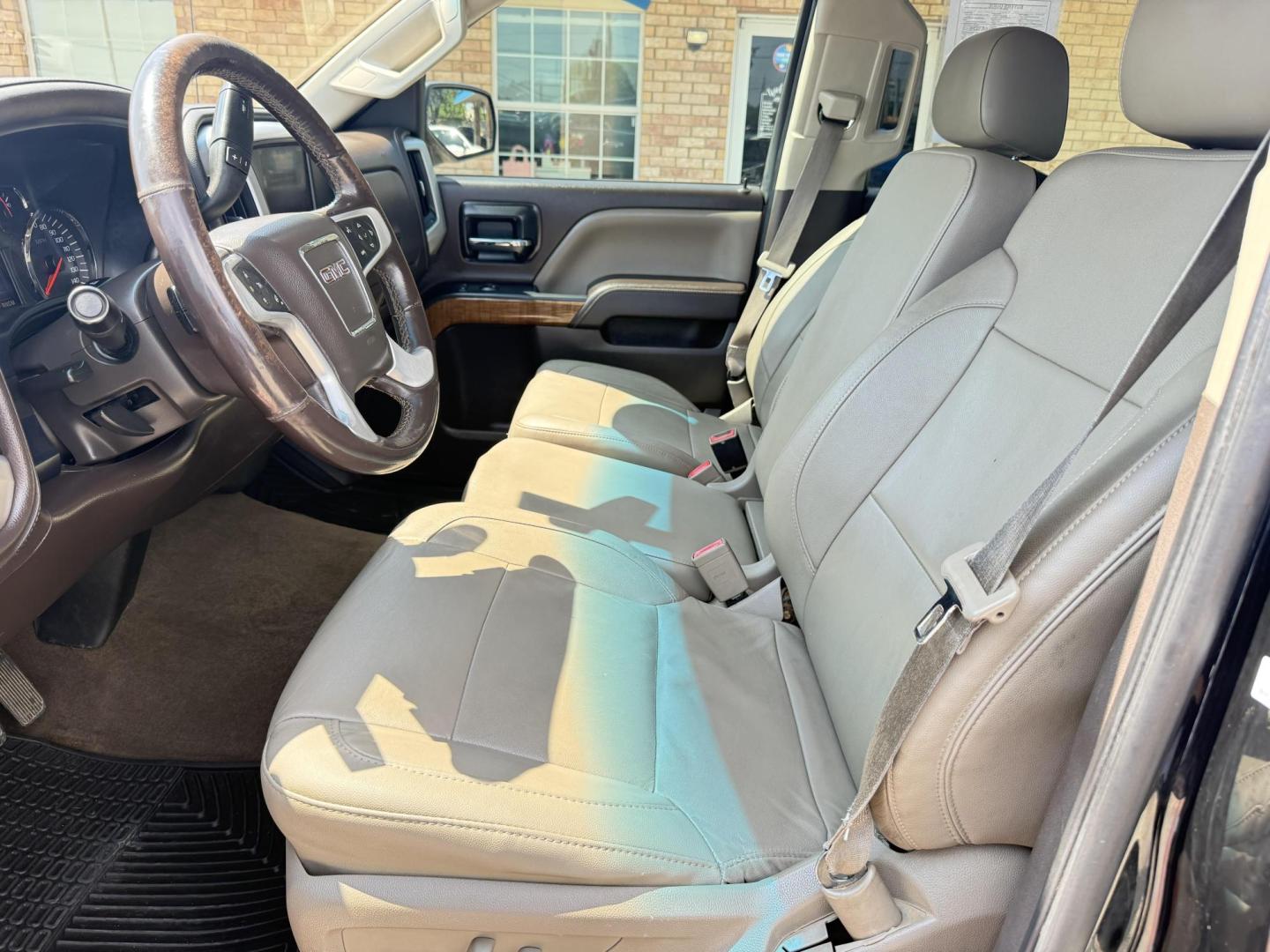2014 Onyx Black /Cocoa/Dune Cocoa/Dune Jet Black Jet Black Jet Blac GMC Sierra 1500 47294 (3GTP1VEC1EG) with an 5.3L V8 OHV 16V engine, 6-Speed Automatic transmission, located at 2401 E Main St., Grand Prairie, TX, 75050, (972) 262-4440, 32.748981, -96.969643 - Photo#11