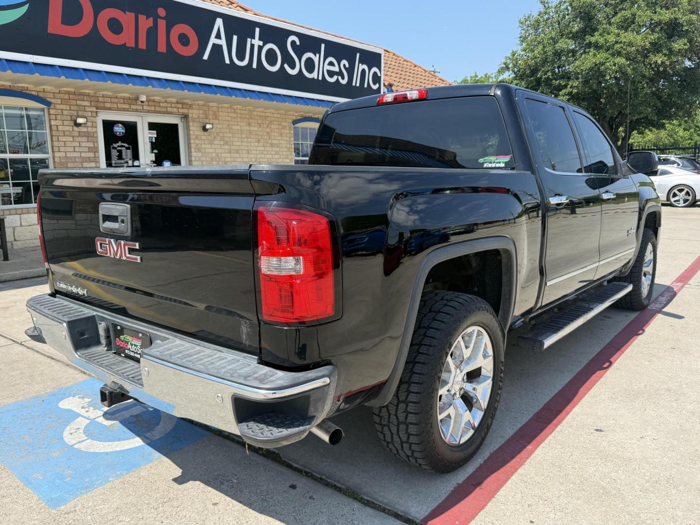 2014 Onyx Black /Cocoa/Dune Cocoa/Dune Jet Black Jet Black Jet Blac GMC Sierra 1500 47294 (3GTP1VEC1EG) with an 5.3L V8 OHV 16V engine, 6-Speed Automatic transmission, located at 2401 E Main St., Grand Prairie, TX, 75050, (972) 262-4440, 32.748981, -96.969643 - Photo#27