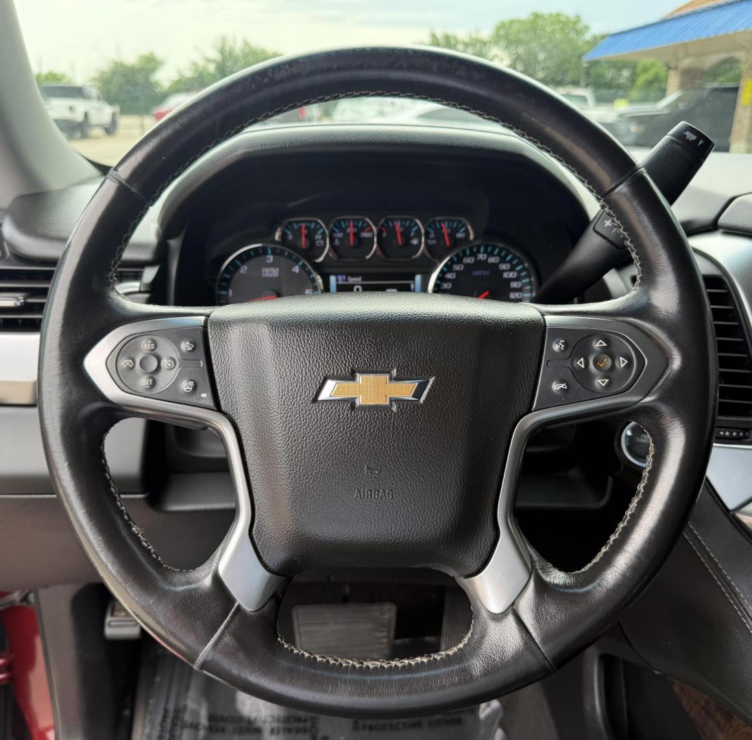 2020 Siren Red Tintcoat /Cocoa/Dune, leather Jet Black, leather Jet Black/D Chevrolet Suburban 70487 (1GNSCHKC8LR) with an 5.3L V8 OHV 16V engine, 6-Speed Automatic transmission, located at 2401 E Main St., Grand Prairie, TX, 75050, (972) 262-4440, 32.748981, -96.969643 - Photo#33