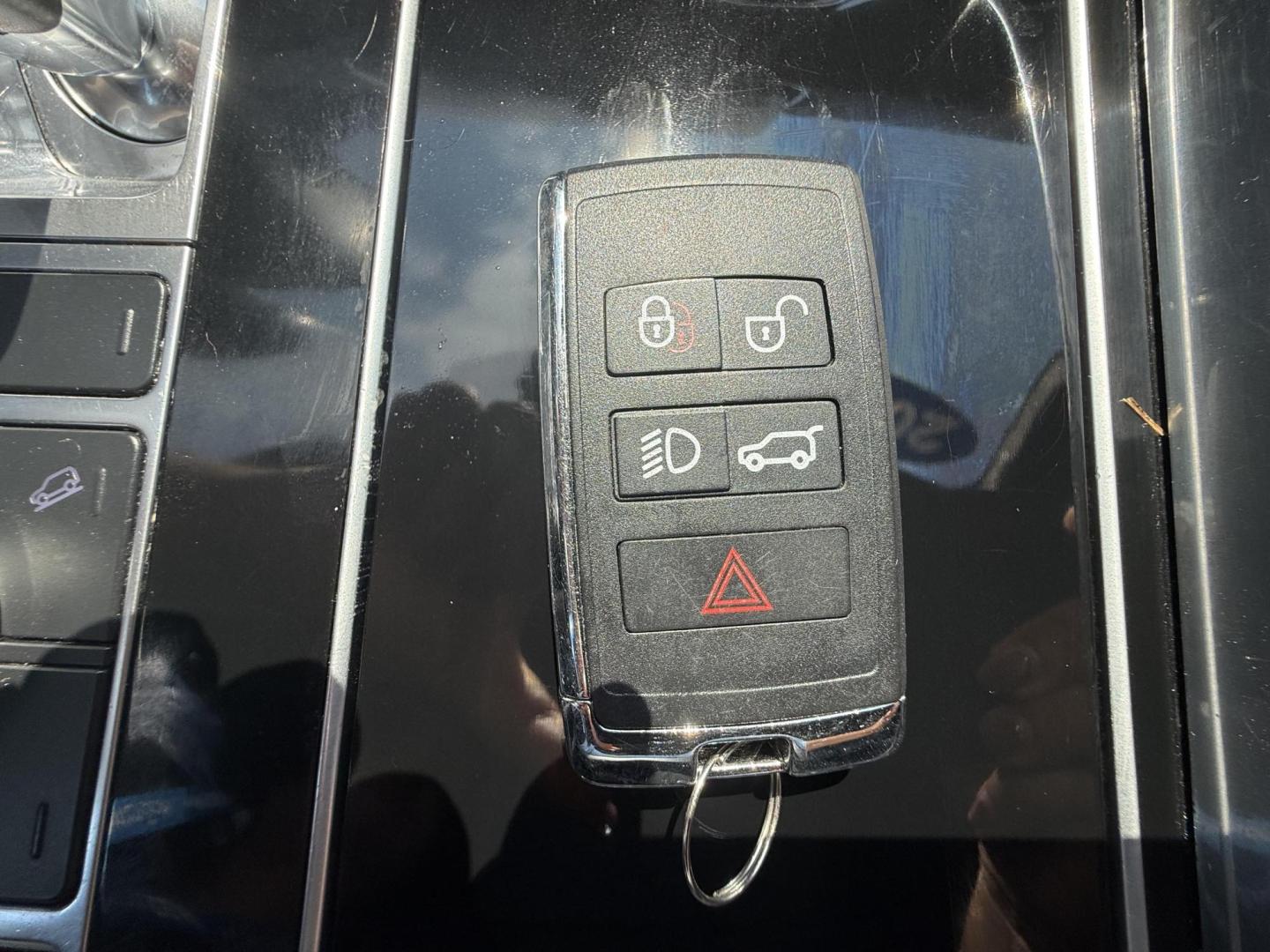 2019 Bosphorus Grey SVO Ultra Metallic Gloss /Ebony w/Cirrus Headliner, premium leather Ebony, p Land Rover Range Rover Sport 66602 (SALWR2RV3KA) with an 3.0L V6 24V DOHC SUPERCHARGED engine, 8-Speed Automatic transmission, located at 2401 E Main St., Grand Prairie, TX, 75050, (972) 262-4440, 32.748981, -96.969643 - Photo#2