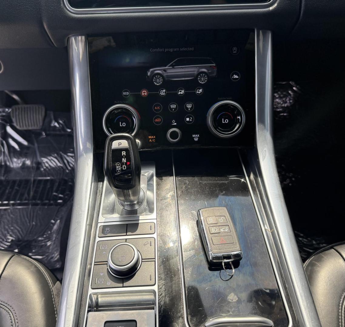 2019 Bosphorus Grey SVO Ultra Metallic Gloss /Ebony w/Cirrus Headliner, premium leather Ebony, p Land Rover Range Rover Sport 66602 (SALWR2RV3KA) with an 3.0L V6 24V DOHC SUPERCHARGED engine, 8-Speed Automatic transmission, located at 2401 E Main St., Grand Prairie, TX, 75050, (972) 262-4440, 32.748981, -96.969643 - Photo#3