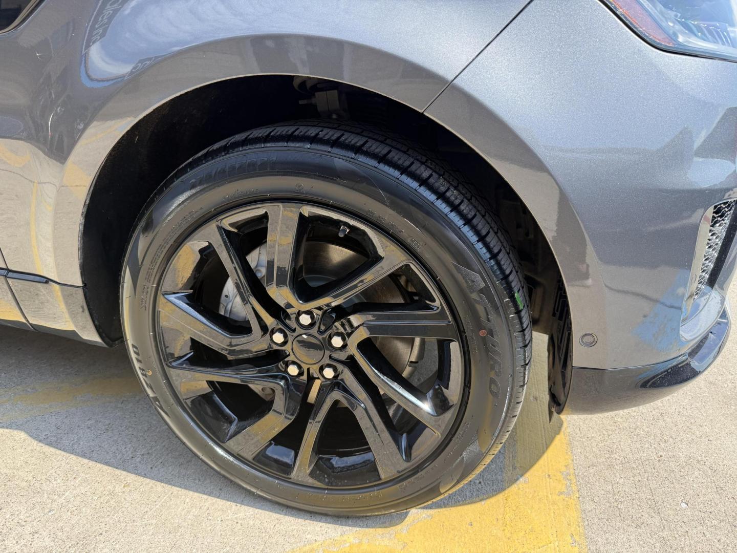 2019 Bosphorus Grey SVO Ultra Metallic Gloss /Ebony w/Cirrus Headliner, premium leather Ebony, p Land Rover Range Rover Sport 66602 (SALWR2RV3KA) with an 3.0L V6 24V DOHC SUPERCHARGED engine, 8-Speed Automatic transmission, located at 2401 E Main St., Grand Prairie, TX, 75050, (972) 262-4440, 32.748981, -96.969643 - Photo#6