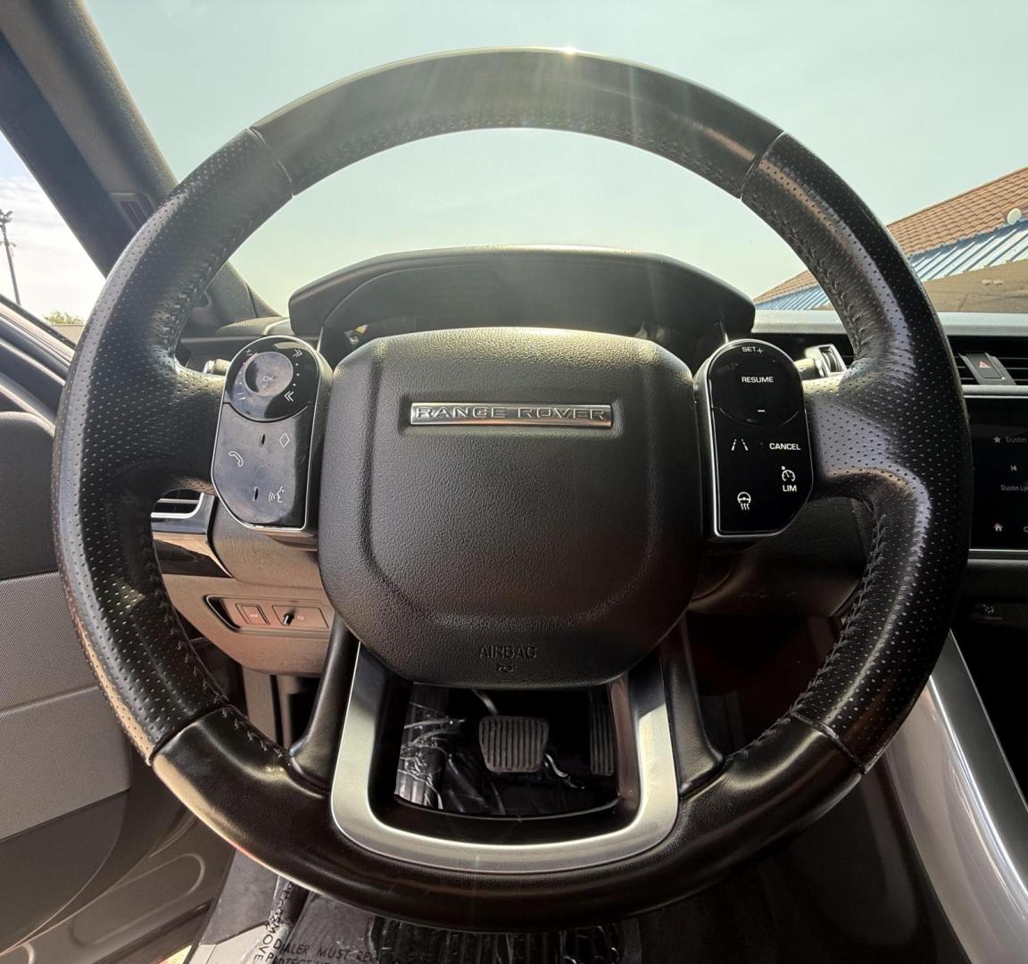 2019 Bosphorus Grey SVO Ultra Metallic Gloss /Ebony w/Cirrus Headliner, premium leather Ebony, p Land Rover Range Rover Sport 66602 (SALWR2RV3KA) with an 3.0L V6 24V DOHC SUPERCHARGED engine, 8-Speed Automatic transmission, located at 2401 E Main St., Grand Prairie, TX, 75050, (972) 262-4440, 32.748981, -96.969643 - Photo#11