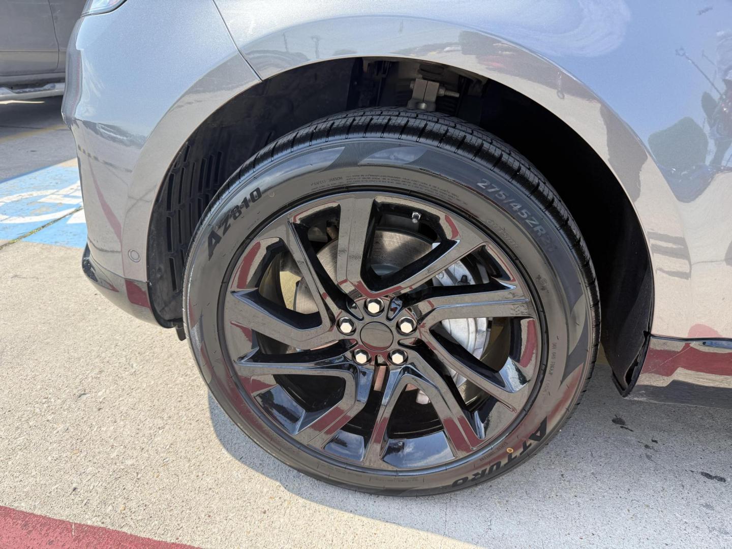 2019 Bosphorus Grey SVO Ultra Metallic Gloss /Ebony w/Cirrus Headliner, premium leather Ebony, p Land Rover Range Rover Sport 66602 (SALWR2RV3KA) with an 3.0L V6 24V DOHC SUPERCHARGED engine, 8-Speed Automatic transmission, located at 2401 E Main St., Grand Prairie, TX, 75050, (972) 262-4440, 32.748981, -96.969643 - Photo#12