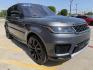 2019 Bosphorus Grey SVO Ultra Metallic Gloss /Ebony w/Cirrus Headliner, premium leather Ebony, p Land Rover Range Rover Sport 66602 (SALWR2RV3KA) with an 3.0L V6 24V DOHC SUPERCHARGED engine, 8-Speed Automatic transmission, located at 2401 E Main St., Grand Prairie, TX, 75050, (972) 262-4440, 32.748981, -96.969643 - Photo#27