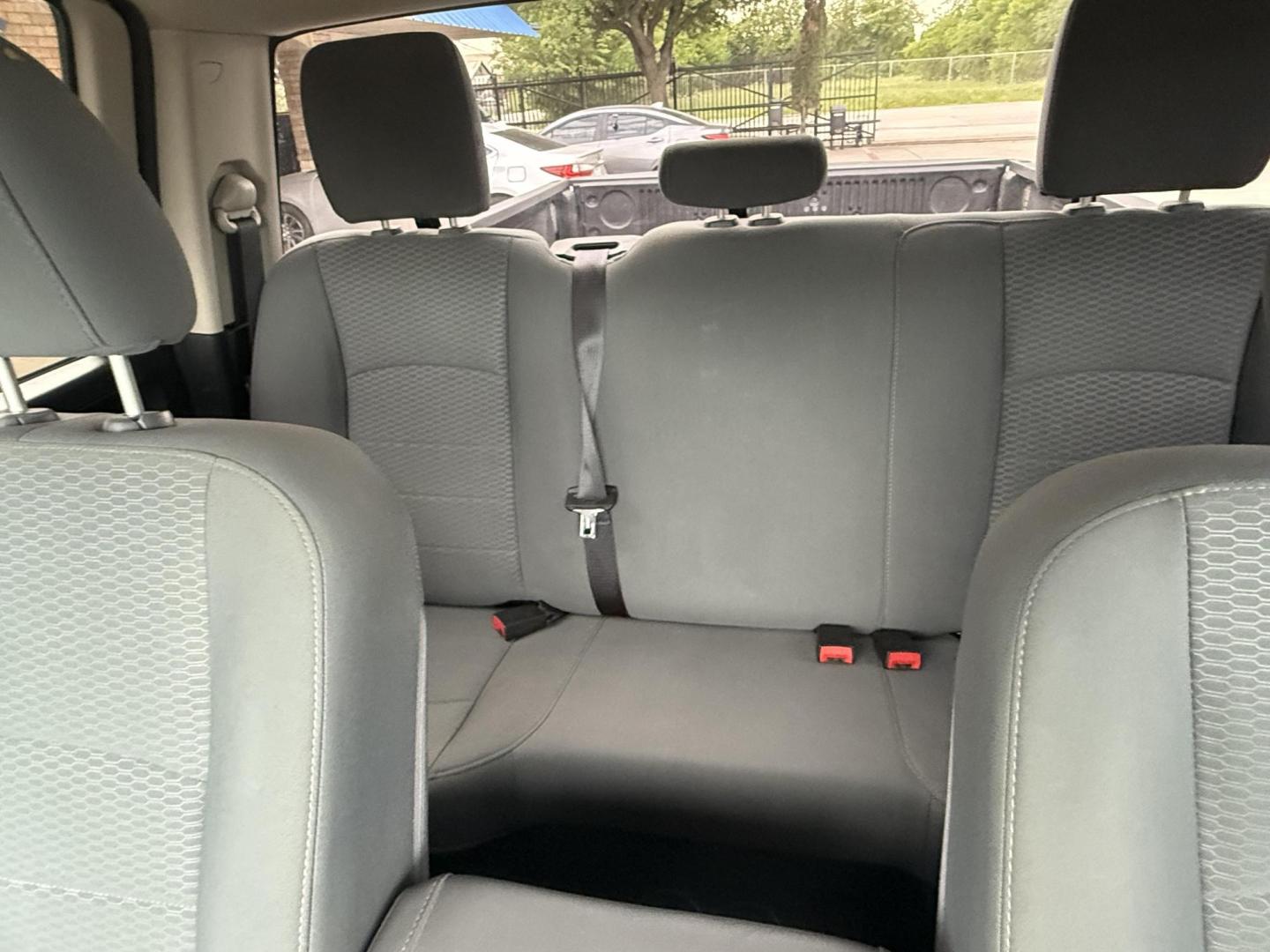 2016 Black Clear Coat /Black/Diesel Gray, cloth Black/Diesel Gray, vinyl RAM 1500 53842 (1C6RR6FG2GS) with an 3.6L V6 DOHC 24V FFV engine, 8-Speed Automatic transmission, located at 2401 E Main St., Grand Prairie, TX, 75050, (972) 262-4440, 32.748981, -96.969643 - Photo#14