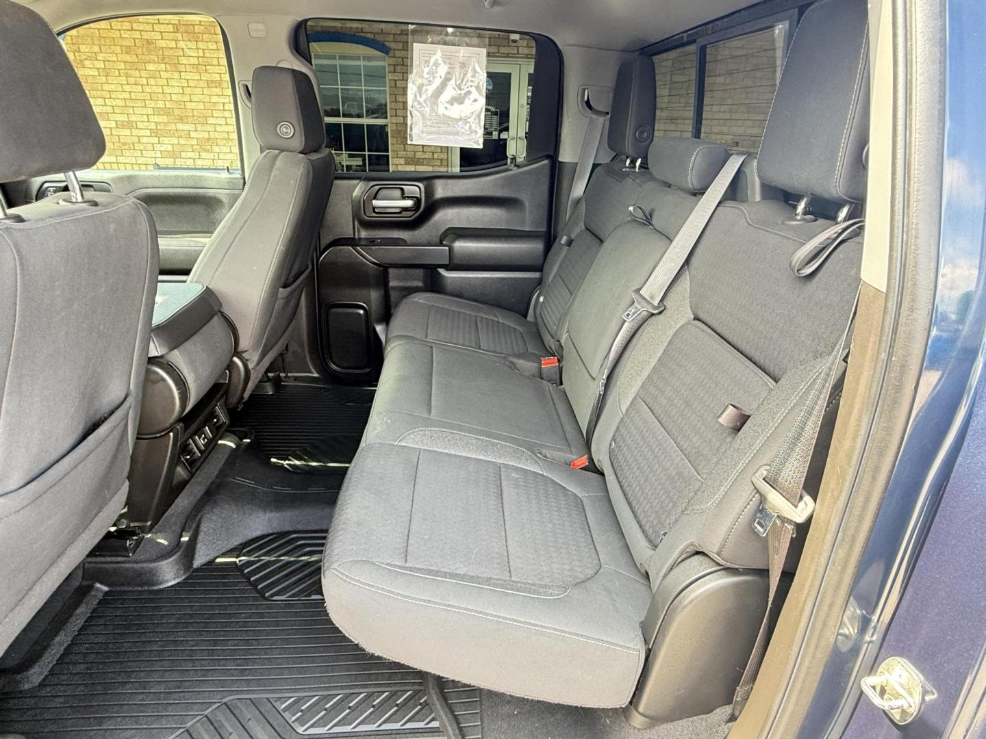 2021 Northsky Blue Metallic /Gideon/Very Dark Atmosphere, cloth Gideon/Very Dar Chevrolet Silverado 1500 74656 (1GCUYDET5MZ) with an 3.0L L6 DOHC 16V TURBO DIESEL engine, 6-Speed Automatic transmission, located at 2401 E Main St., Grand Prairie, TX, 75050, (972) 262-4440, 32.748981, -96.969643 - Photo#31