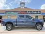 2021 Northsky Blue Metallic /Gideon/Very Dark Atmosphere, cloth Gideon/Very Dar Chevrolet Silverado 1500 74656 (1GCUYDET5MZ) with an 3.0L L6 DOHC 16V TURBO DIESEL engine, 6-Speed Automatic transmission, located at 2401 E Main St., Grand Prairie, TX, 75050, (972) 262-4440, 32.748981, -96.969643 - Photo#34