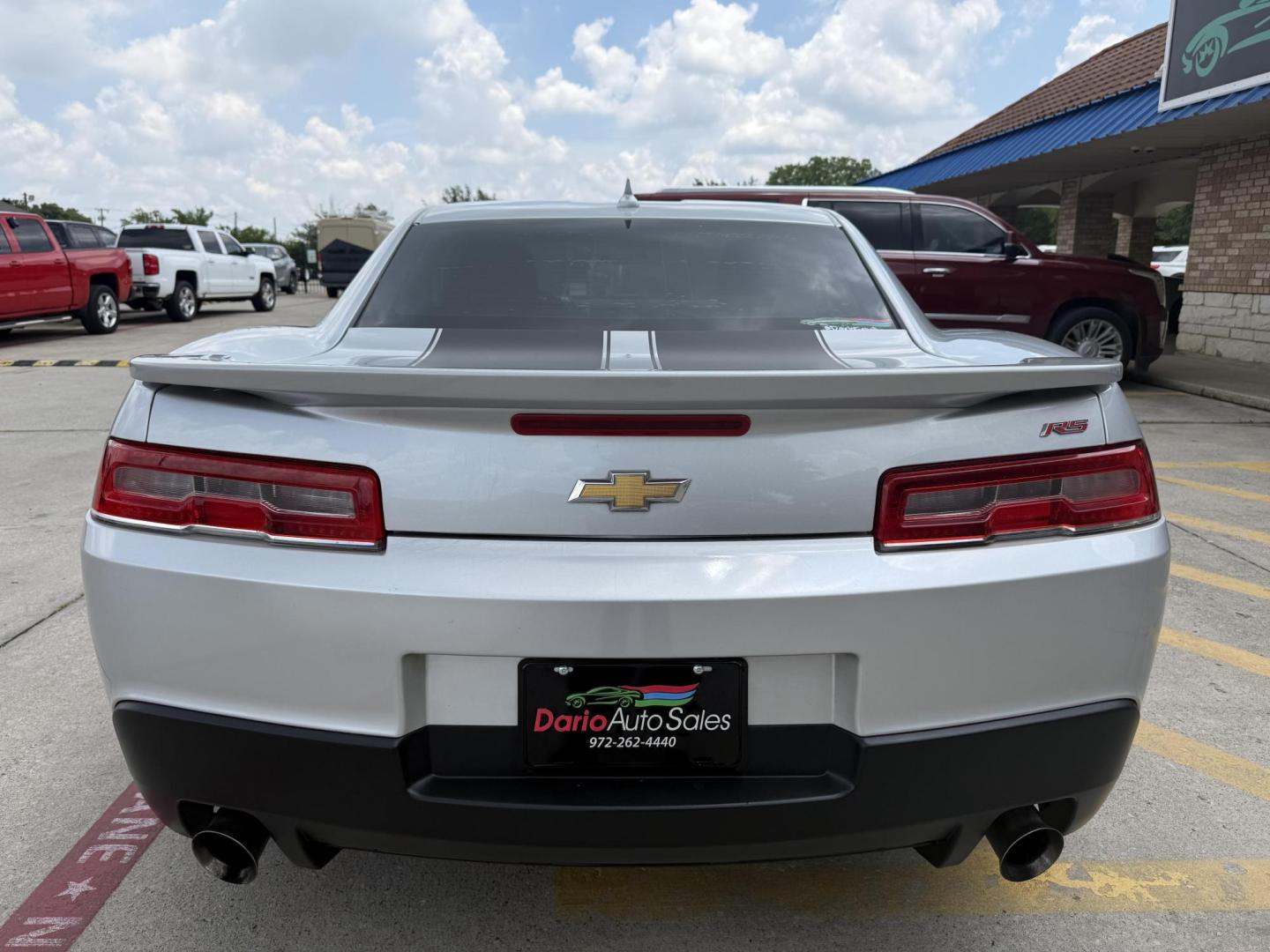 2015 Silver Ice Metallic /Beige Black Gray Chevrolet Camaro 49804 (2G1FD1E36F9) with an 3.6L V6 DOHC 24V FFV engine, 6-Speed Automatic transmission, located at 2401 E Main St., Grand Prairie, TX, 75050, (972) 262-4440, 32.748981, -96.969643 - Photo#10