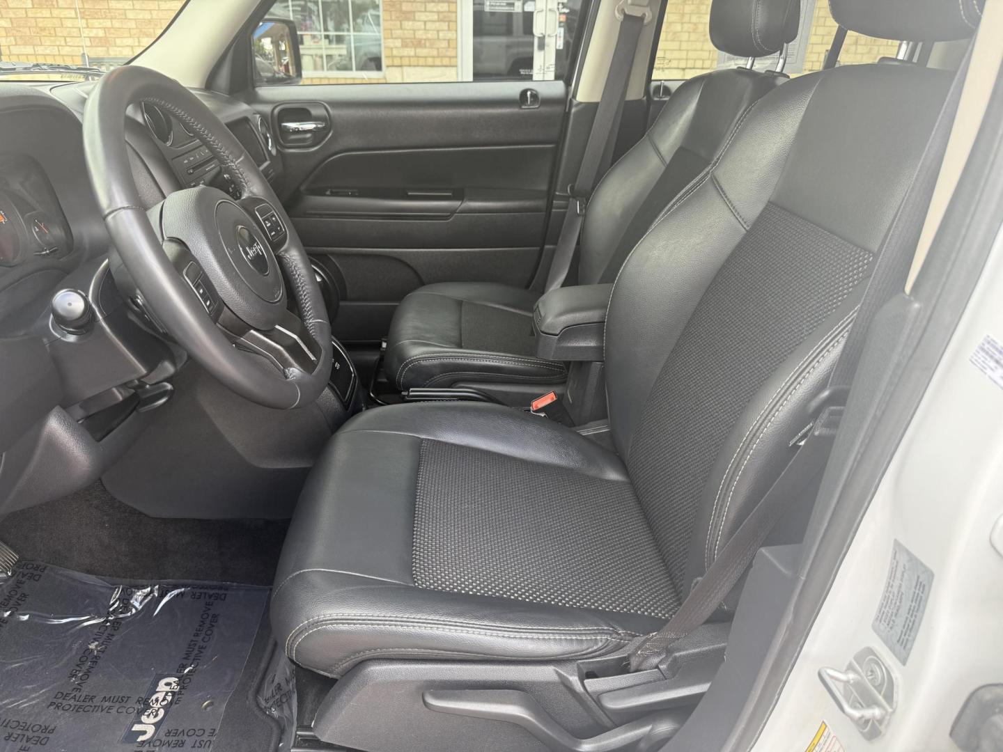 2017 White Knuckle Clear Coat /Dark Slate Gray, premium cloth Dark Slate Gray/Lig Jeep Patriot 55315 (1C4NJPBA1HD) with an 2.0L L4 DOHC 16V engine, Continuously Variable Transmission5-Speed Manual transmission, located at 2401 E Main St., Grand Prairie, TX, 75050, (972) 262-4440, 32.748981, -96.969643 - Photo#12