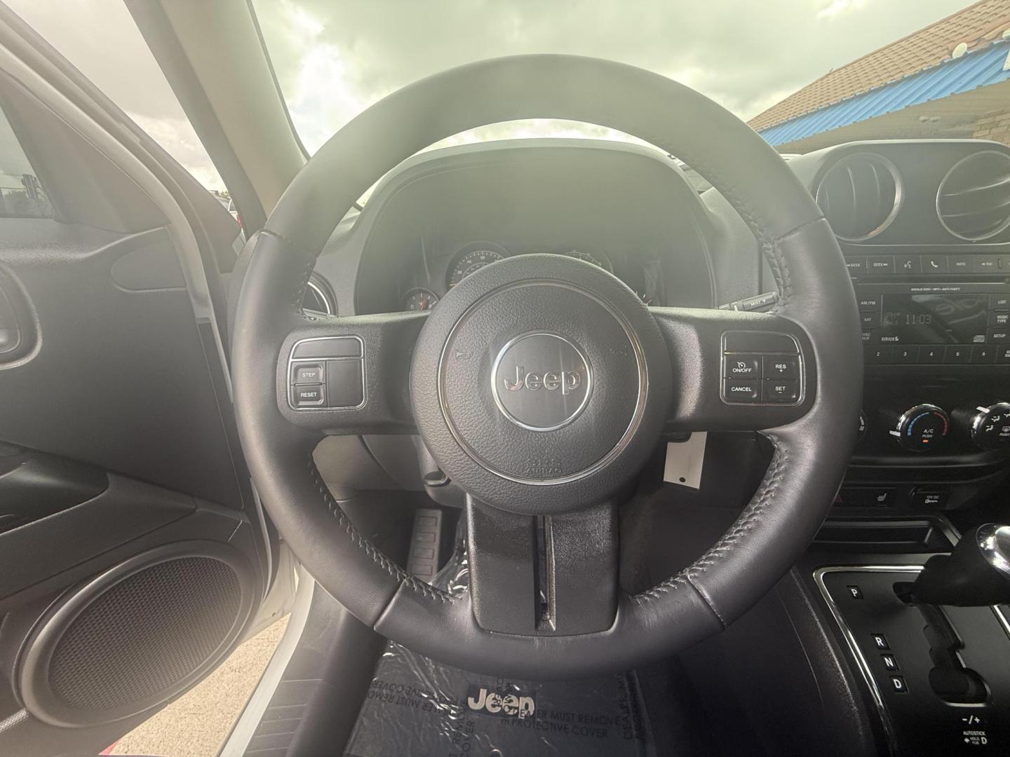 2017 White Knuckle Clear Coat /Dark Slate Gray, premium cloth Dark Slate Gray/Lig Jeep Patriot 55315 (1C4NJPBA1HD) with an 2.0L L4 DOHC 16V engine, Continuously Variable Transmission5-Speed Manual transmission, located at 2401 E Main St., Grand Prairie, TX, 75050, (972) 262-4440, 32.748981, -96.969643 - Photo#26