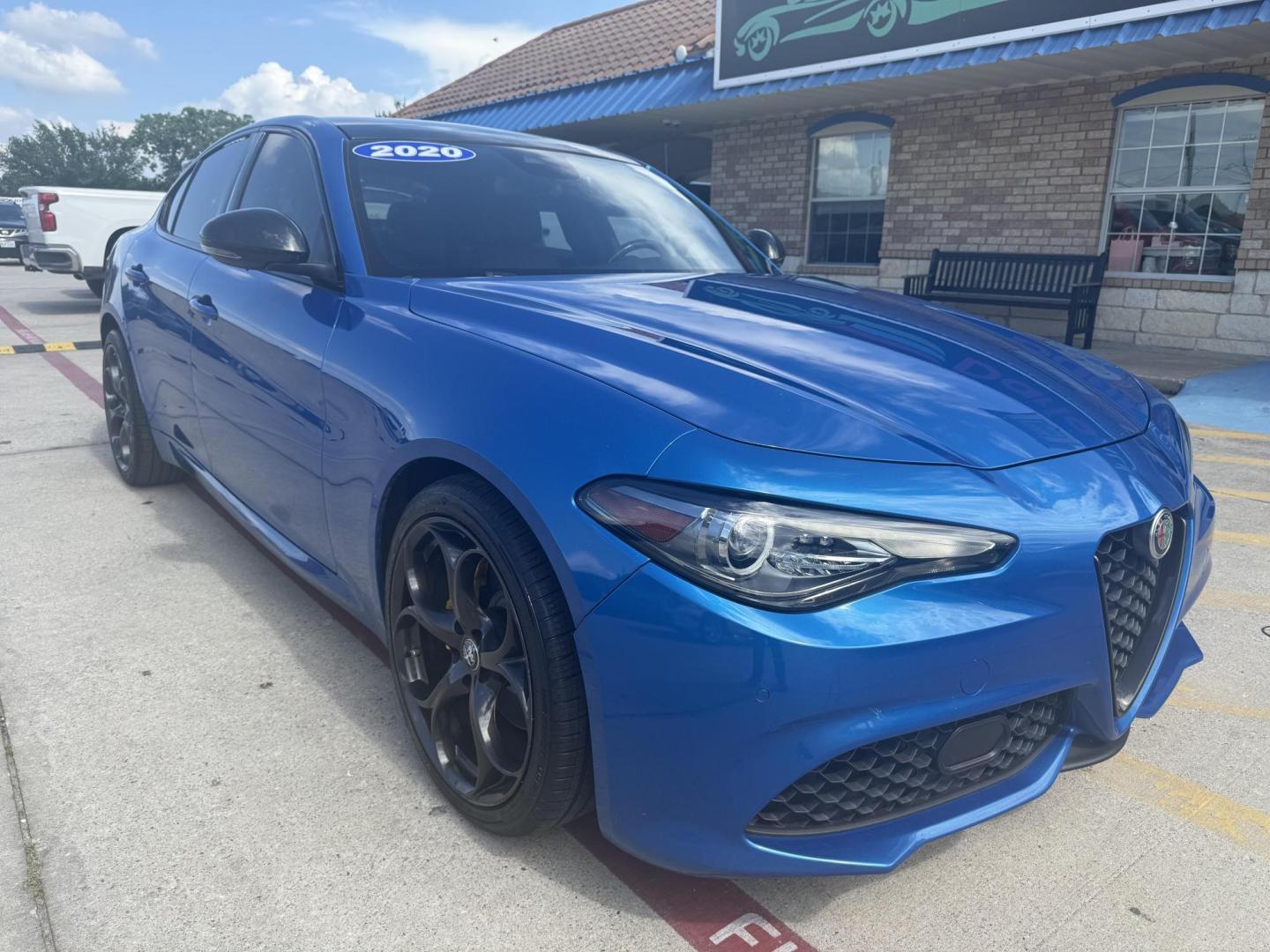 2020 Misano Blue Metallic /Black, leather Black/Ice, leather Black/Red, leath Alfa Romeo Giulia 73093 (ZARFANBN1L7) with an 2.0L L4 DOHC 16V engine, 8-Speed Automatic transmission, located at 2401 E Main St., Grand Prairie, TX, 75050, (972) 262-4440, 32.748981, -96.969643 - Photo#25