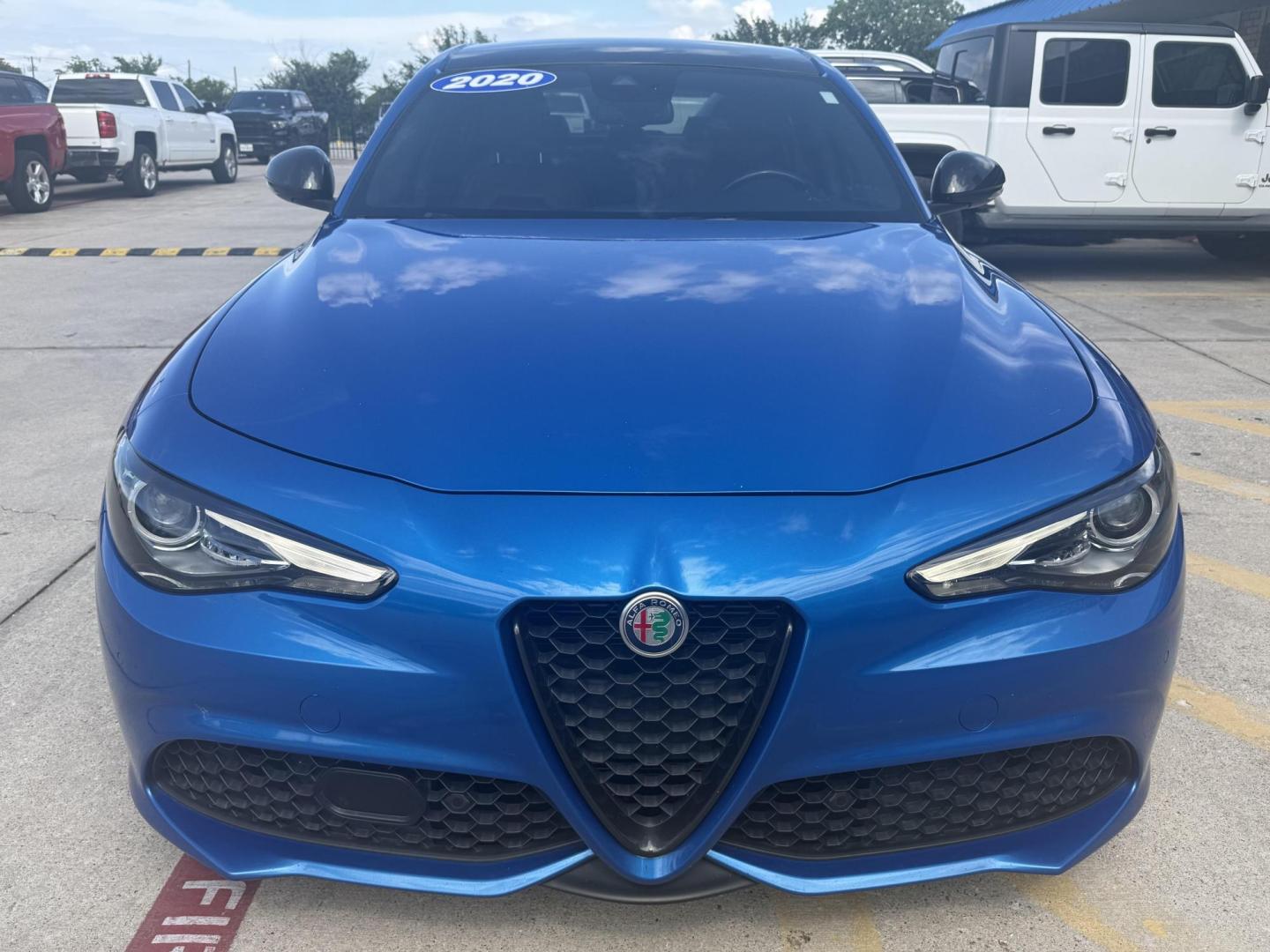 2020 Misano Blue Metallic /Black, leather Black/Ice, leather Black/Red, leath Alfa Romeo Giulia 73093 (ZARFANBN1L7) with an 2.0L L4 DOHC 16V engine, 8-Speed Automatic transmission, located at 2401 E Main St., Grand Prairie, TX, 75050, (972) 262-4440, 32.748981, -96.969643 - Photo#31
