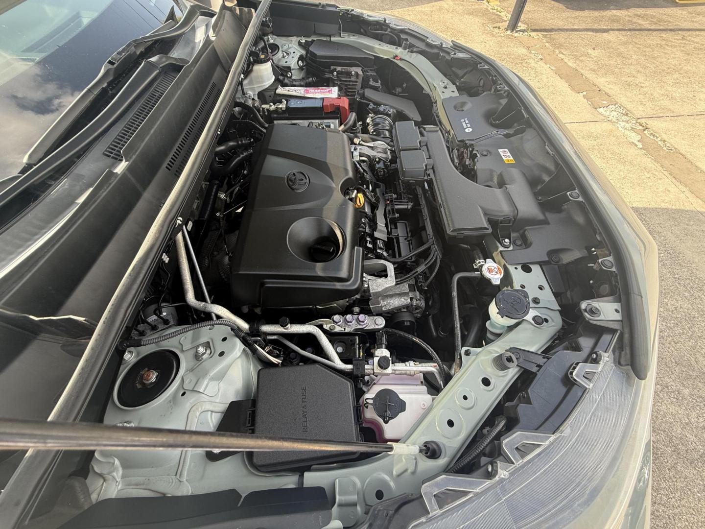 2019 Lunar Rock /Black, leatherette Mocha, leatherette Toyota RAV4 67278 (2T3J1RFV9KC) with an 2.5L L4 DOHC 16V engine, 8-Speed Automatic transmission, located at 2401 E Main St., Grand Prairie, TX, 75050, (972) 262-4440, 32.748981, -96.969643 - Photo#31