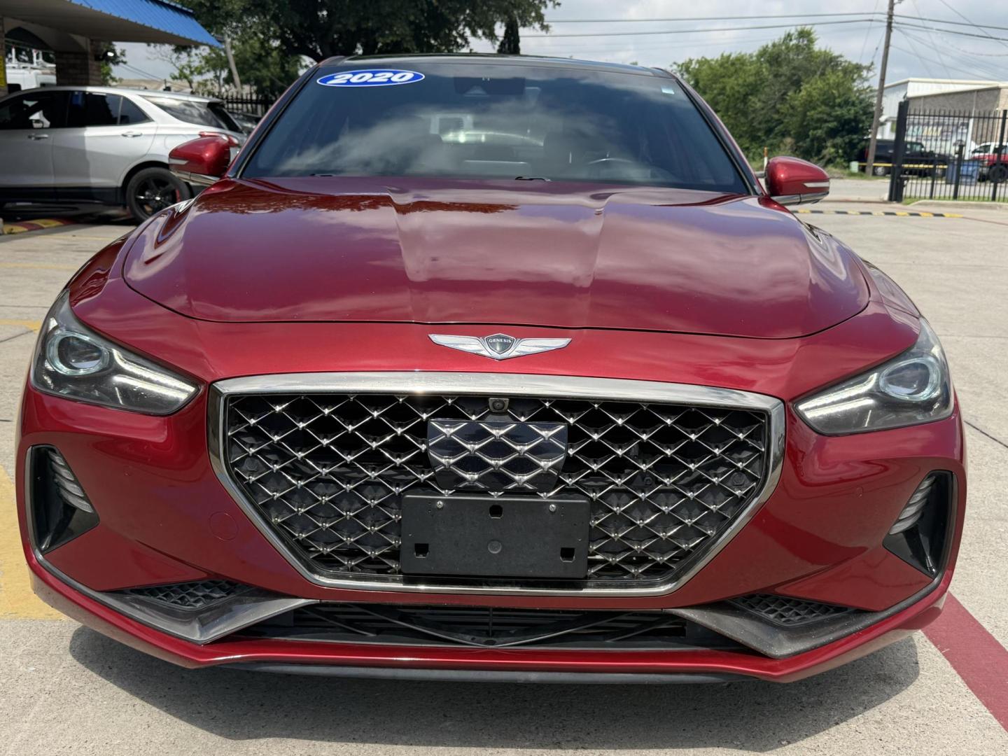 2020 No Data /No Data Genesis G70 (KMTG34LE5LU) with an 3.3L V6 DOHC 24V TURBO engine, 8-Speed Automatic transmission, located at 2401 E Main St., Grand Prairie, TX, 75050, (972) 262-4440, 32.748981, -96.969643 - Photo#3