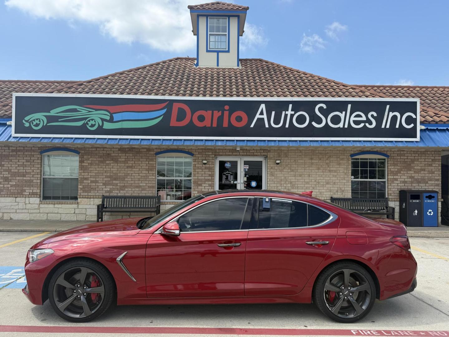 2020 No Data /No Data Genesis G70 (KMTG34LE5LU) with an 3.3L V6 DOHC 24V TURBO engine, 8-Speed Automatic transmission, located at 2401 E Main St., Grand Prairie, TX, 75050, (972) 262-4440, 32.748981, -96.969643 - Photo#11