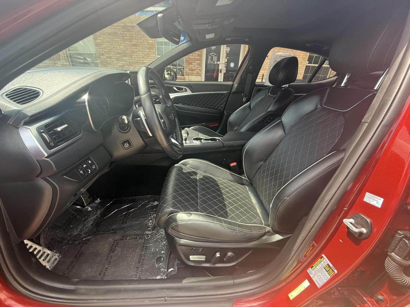 2020 No Data /No Data Genesis G70 (KMTG34LE5LU) with an 3.3L V6 DOHC 24V TURBO engine, 8-Speed Automatic transmission, located at 2401 E Main St., Grand Prairie, TX, 75050, (972) 262-4440, 32.748981, -96.969643 - Photo#17