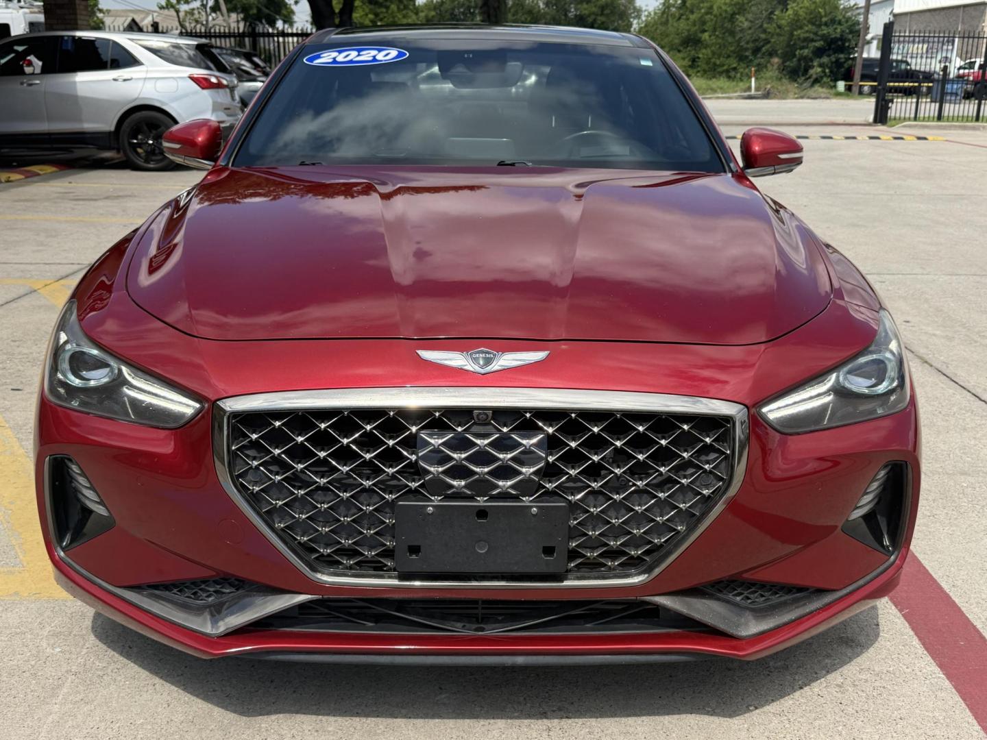 2020 No Data /No Data Genesis G70 (KMTG34LE5LU) with an 3.3L V6 DOHC 24V TURBO engine, 8-Speed Automatic transmission, located at 2401 E Main St., Grand Prairie, TX, 75050, (972) 262-4440, 32.748981, -96.969643 - Photo#20