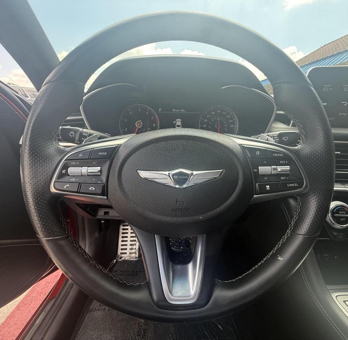 2020 No Data /No Data Genesis G70 (KMTG34LE5LU) with an 3.3L V6 DOHC 24V TURBO engine, 8-Speed Automatic transmission, located at 2401 E Main St., Grand Prairie, TX, 75050, (972) 262-4440, 32.748981, -96.969643 - Photo#24