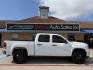 2008 Summit White /Dark Titanium/Light Titanium Cloth Interior Dark T GMC Sierra 1500 35803 (3GTEC13JX8G) with an 5.3L V8 OHV 16V engine, 4-Speed Automatic transmission, located at 2401 E Main St., Grand Prairie, TX, 75050, (972) 262-4440, 32.748981, -96.969643 - Photo#19