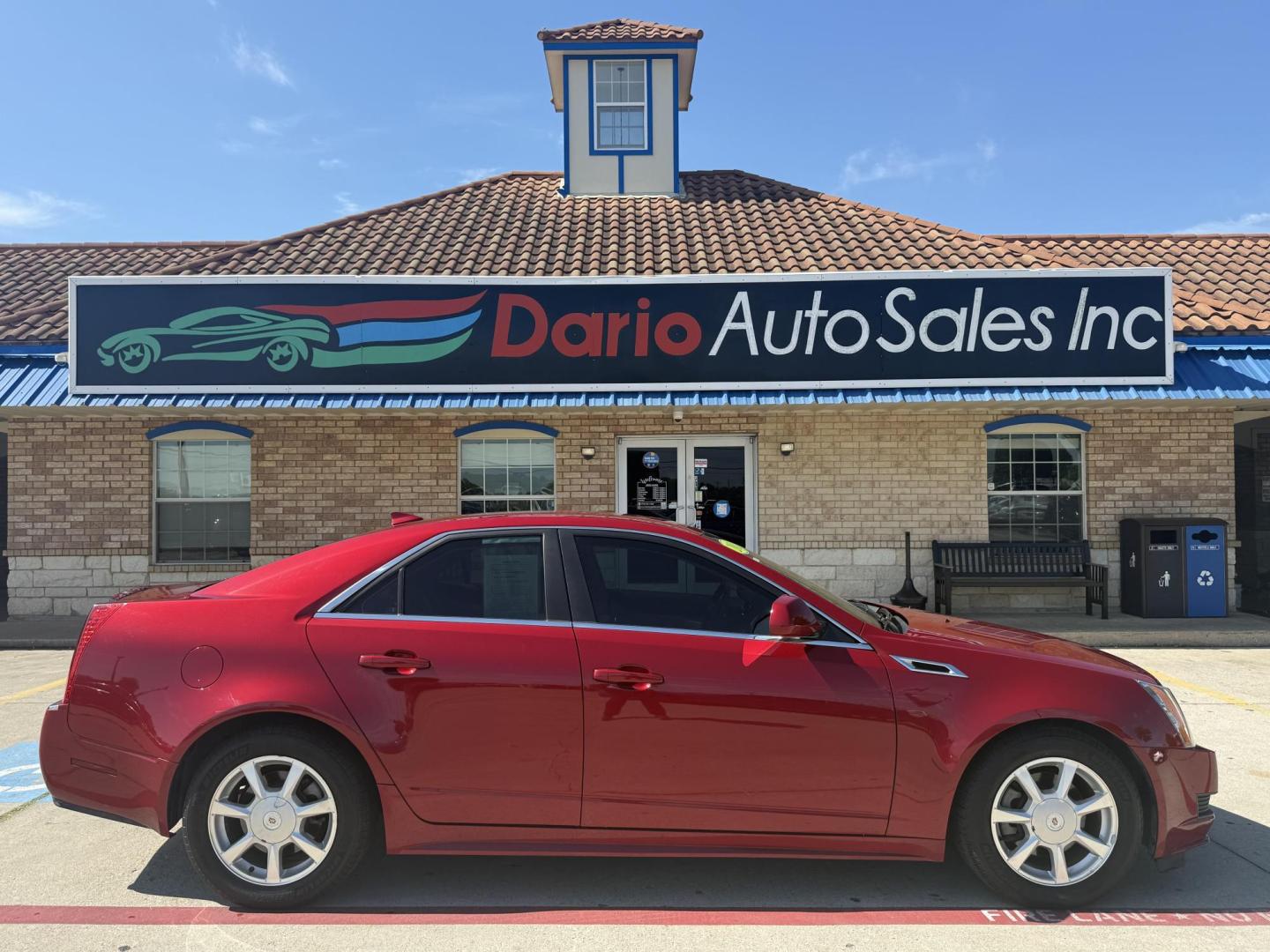 2011 Crystal Red Tintcoat /Cashmere and Cocoa Leather Interior Ebony Leather Cadillac CTS 41130 (1G6DE5EY6B0) with an 3.0L V6 DOHC 24V engine, 6-Speed Automatic6-Speed Manual transmission, located at 2401 E Main St., Grand Prairie, TX, 75050, (972) 262-4440, 32.748981, -96.969643 - Photo#17