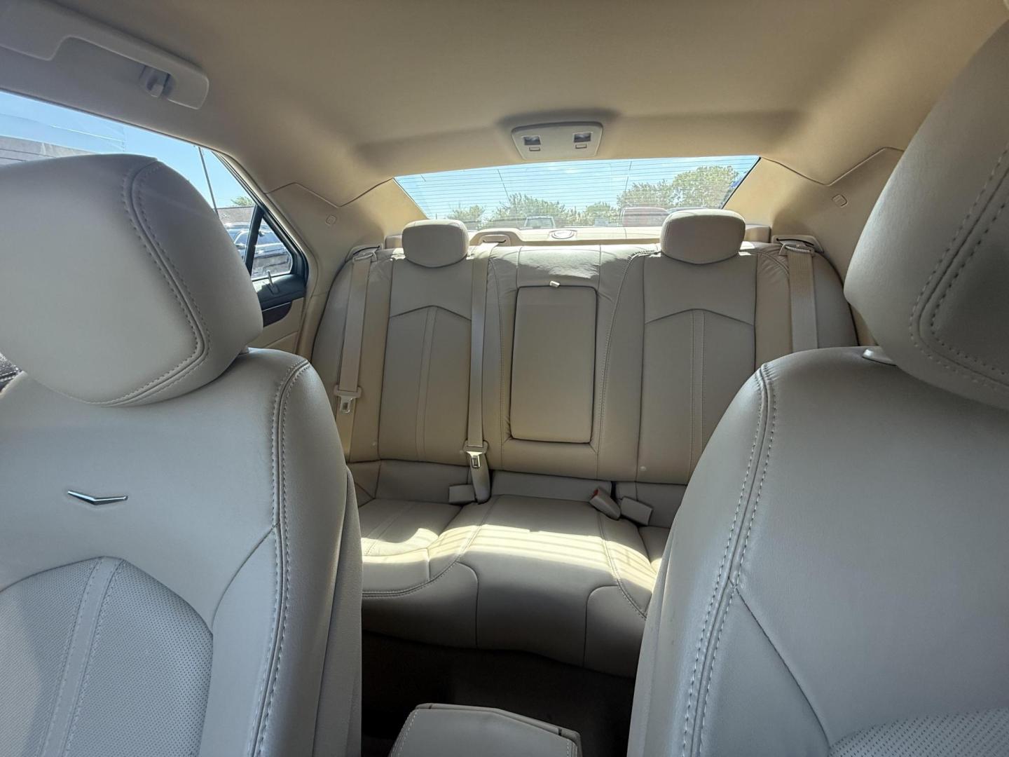 2011 Crystal Red Tintcoat /Cashmere and Cocoa Leather Interior Ebony Leather Cadillac CTS 41130 (1G6DE5EY6B0) with an 3.0L V6 DOHC 24V engine, 6-Speed Automatic6-Speed Manual transmission, located at 2401 E Main St., Grand Prairie, TX, 75050, (972) 262-4440, 32.748981, -96.969643 - Photo#19