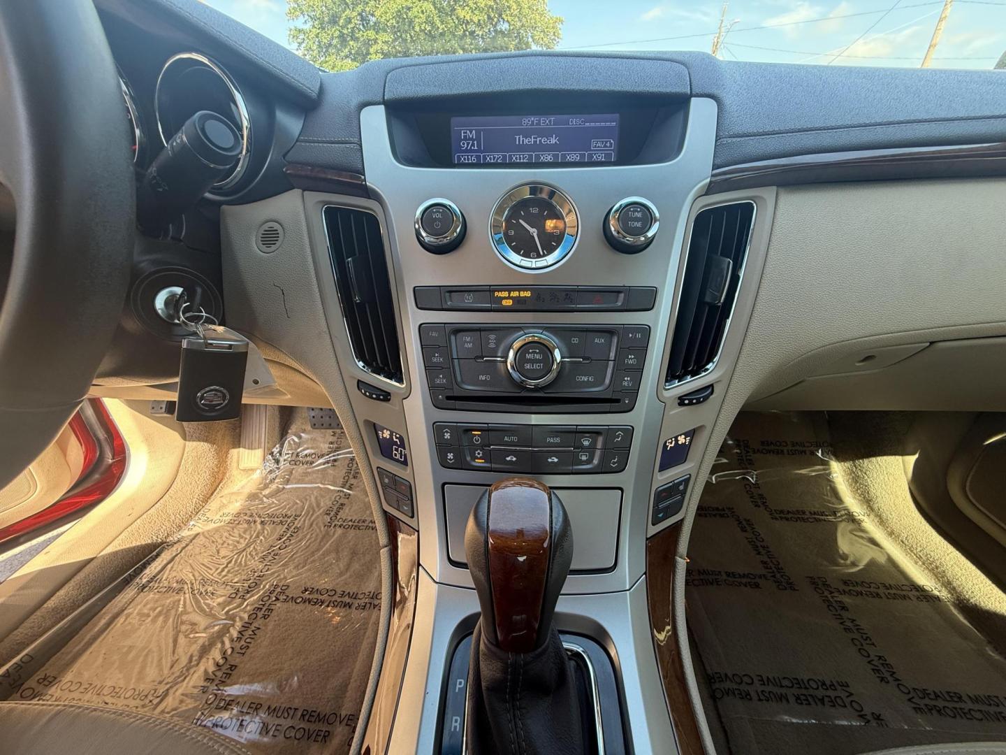 2011 Crystal Red Tintcoat /Cashmere and Cocoa Leather Interior Ebony Leather Cadillac CTS 41130 (1G6DE5EY6B0) with an 3.0L V6 DOHC 24V engine, 6-Speed Automatic6-Speed Manual transmission, located at 2401 E Main St., Grand Prairie, TX, 75050, (972) 262-4440, 32.748981, -96.969643 - Photo#28