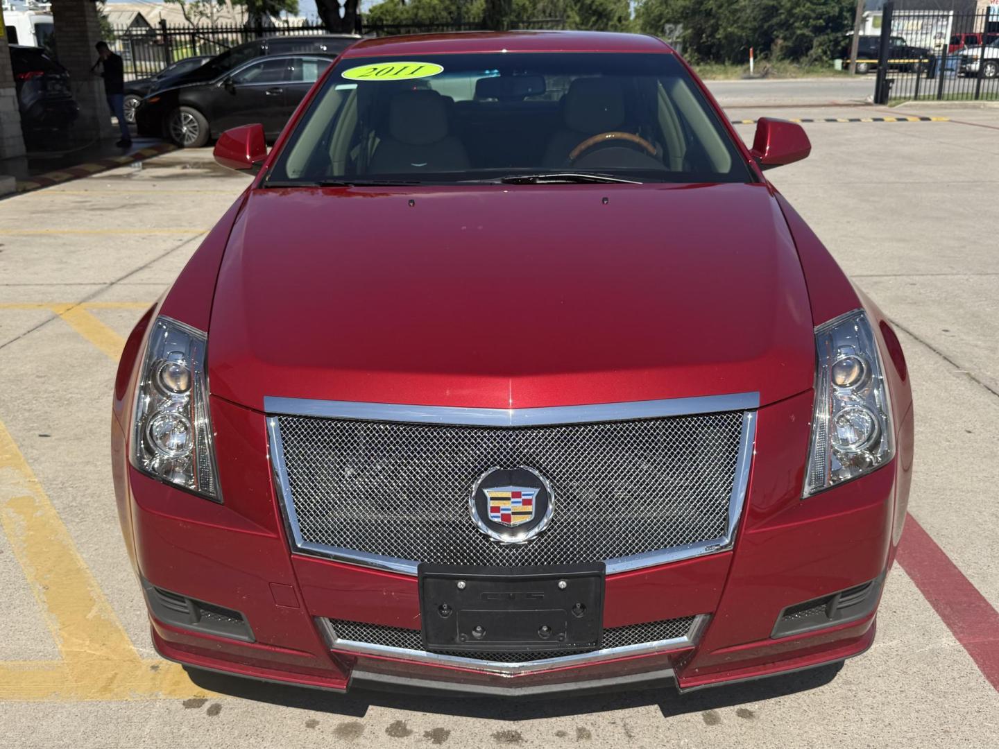2011 Crystal Red Tintcoat /Cashmere and Cocoa Leather Interior Ebony Leather Cadillac CTS 41130 (1G6DE5EY6B0) with an 3.0L V6 DOHC 24V engine, 6-Speed Automatic6-Speed Manual transmission, located at 2401 E Main St., Grand Prairie, TX, 75050, (972) 262-4440, 32.748981, -96.969643 - Photo#31