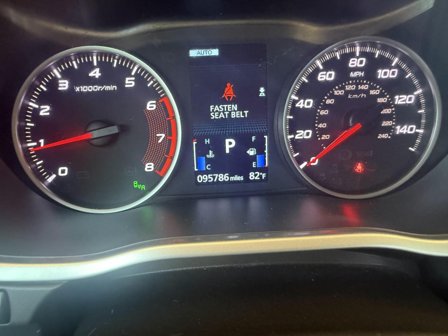 2018 Tarmac Black Metallic /Black, premium cloth Gray, premium cloth Mitsubishi Eclipse Cross 61264 (JA4AT5AA4JZ) with an 1.5L L4 DOHC 16V engine, Continuously Variable Transmission transmission, located at 2401 E Main St., Grand Prairie, TX, 75050, (972) 262-4440, 32.748981, -96.969643- Photo#6