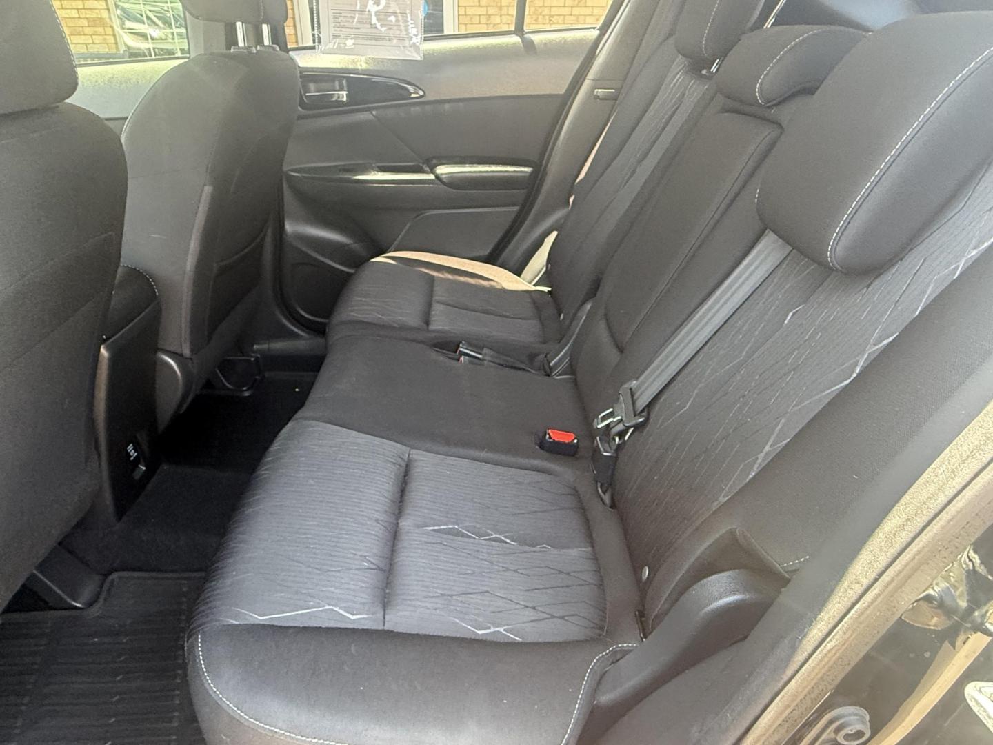 2018 Tarmac Black Metallic /Black, premium cloth Gray, premium cloth Mitsubishi Eclipse Cross 61264 (JA4AT5AA4JZ) with an 1.5L L4 DOHC 16V engine, Continuously Variable Transmission transmission, located at 2401 E Main St., Grand Prairie, TX, 75050, (972) 262-4440, 32.748981, -96.969643- Photo#21