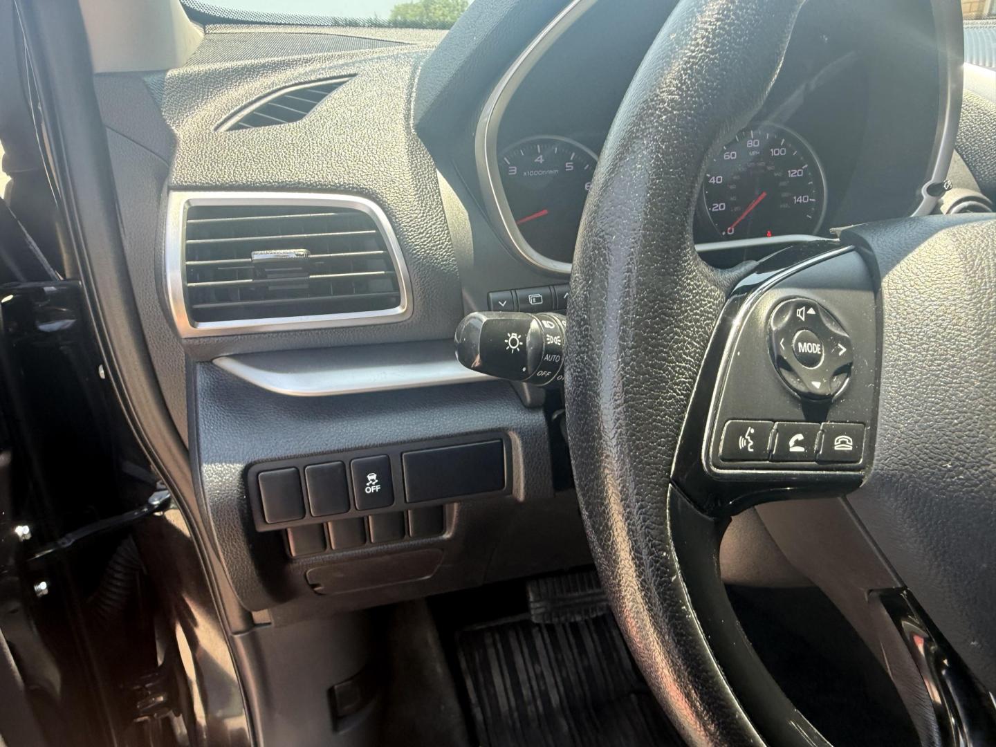 2018 Tarmac Black Metallic /Black, premium cloth Gray, premium cloth Mitsubishi Eclipse Cross 61264 (JA4AT5AA4JZ) with an 1.5L L4 DOHC 16V engine, Continuously Variable Transmission transmission, located at 2401 E Main St., Grand Prairie, TX, 75050, (972) 262-4440, 32.748981, -96.969643- Photo#22