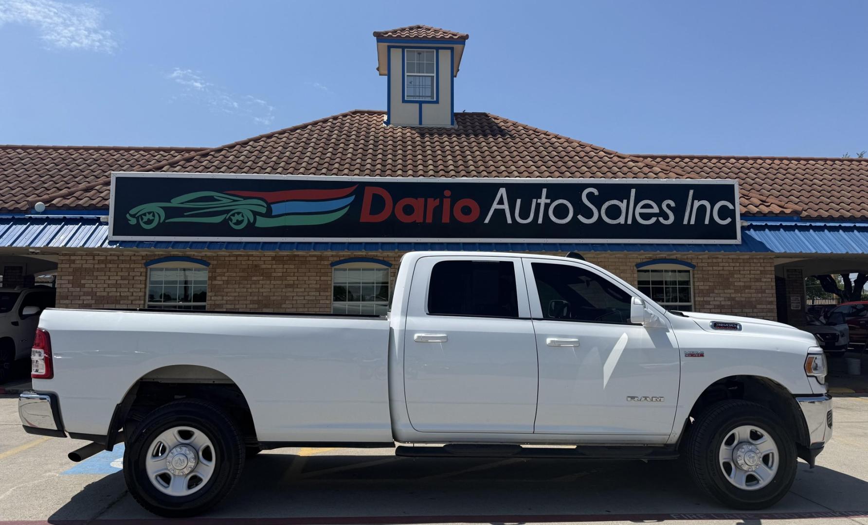 2022 Bright White Clear Coat /Black Black/Diesel Gray RAM 3500 77979 (3C63R3GJXNG) with an 6.4L V8 OHV 16V engine, 6-Speed Automatic transmission, located at 2401 E Main St., Grand Prairie, TX, 75050, (972) 262-4440, 32.748981, -96.969643- Photo#36