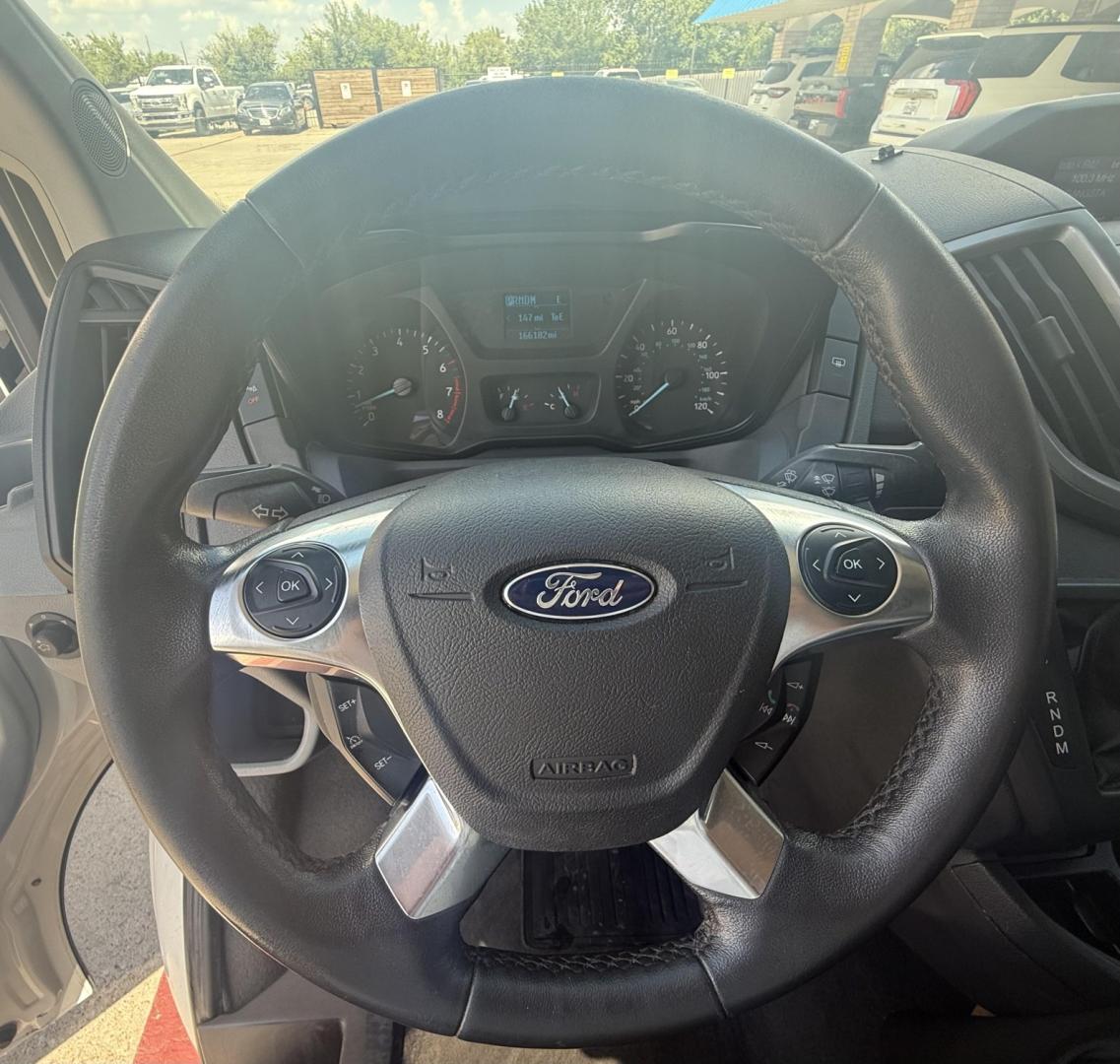 2015 Oxford White /Charcoal Pewter Pewter Ford Transit 49474 (1FDZK1CM6FK) with an 3.7L V6 DOHC 24V engine, 6-Speed Automatic transmission, located at 2401 E Main St., Grand Prairie, TX, 75050, (972) 262-4440, 32.748981, -96.969643- Photo#13